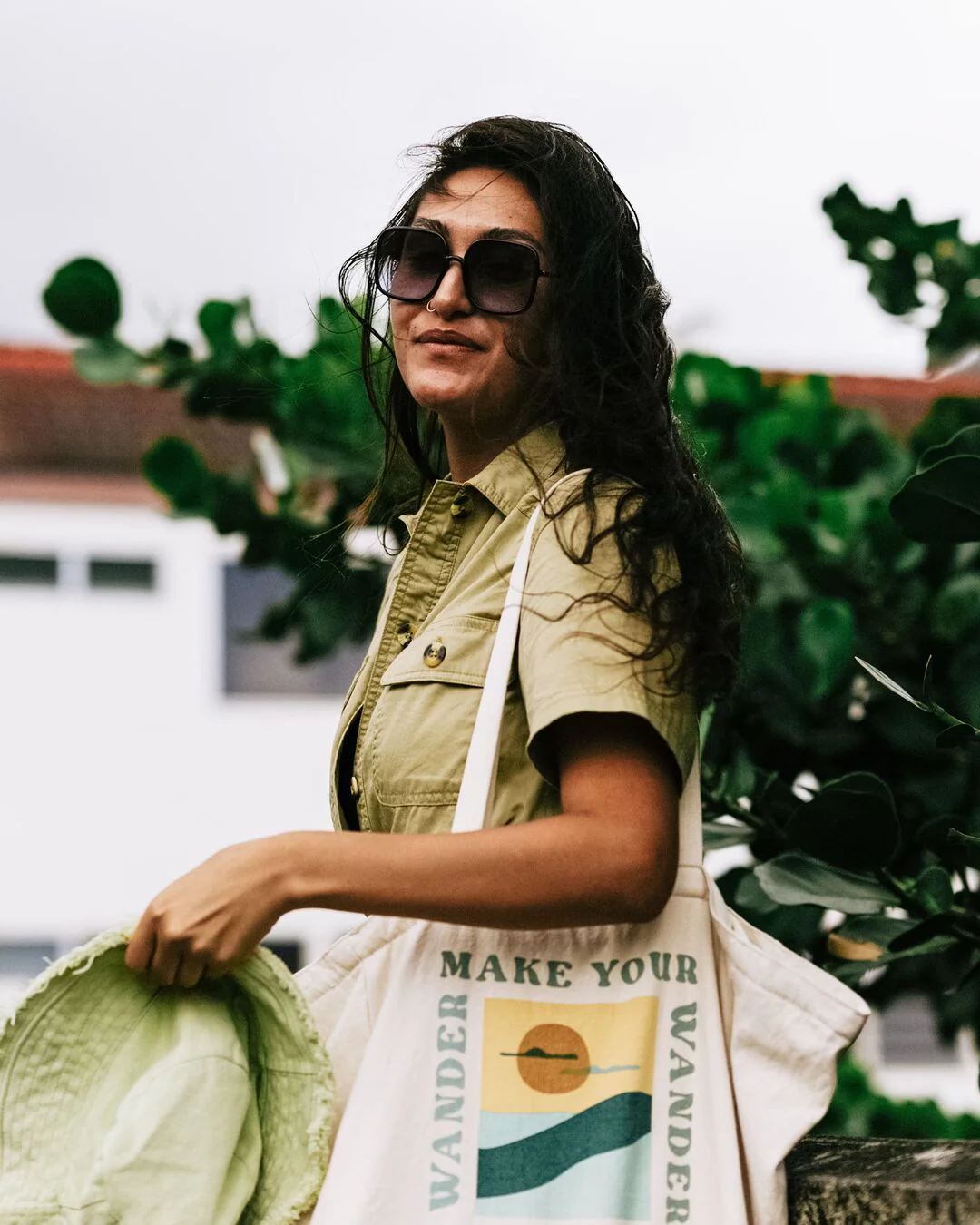 Sunrise Organic Cotton Tote Bag - Off White - Image 5