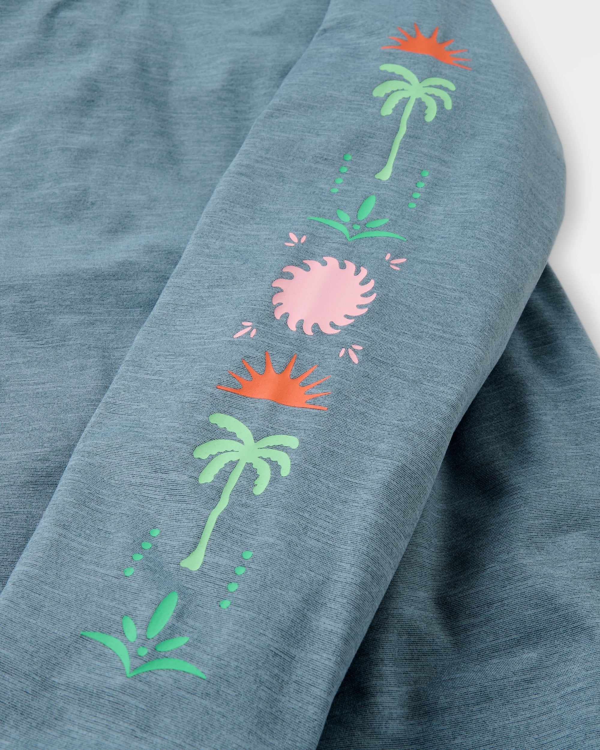 Sunvale Hooded UPF50 LS T-Shirt - Storm Grey Marl - Image 3