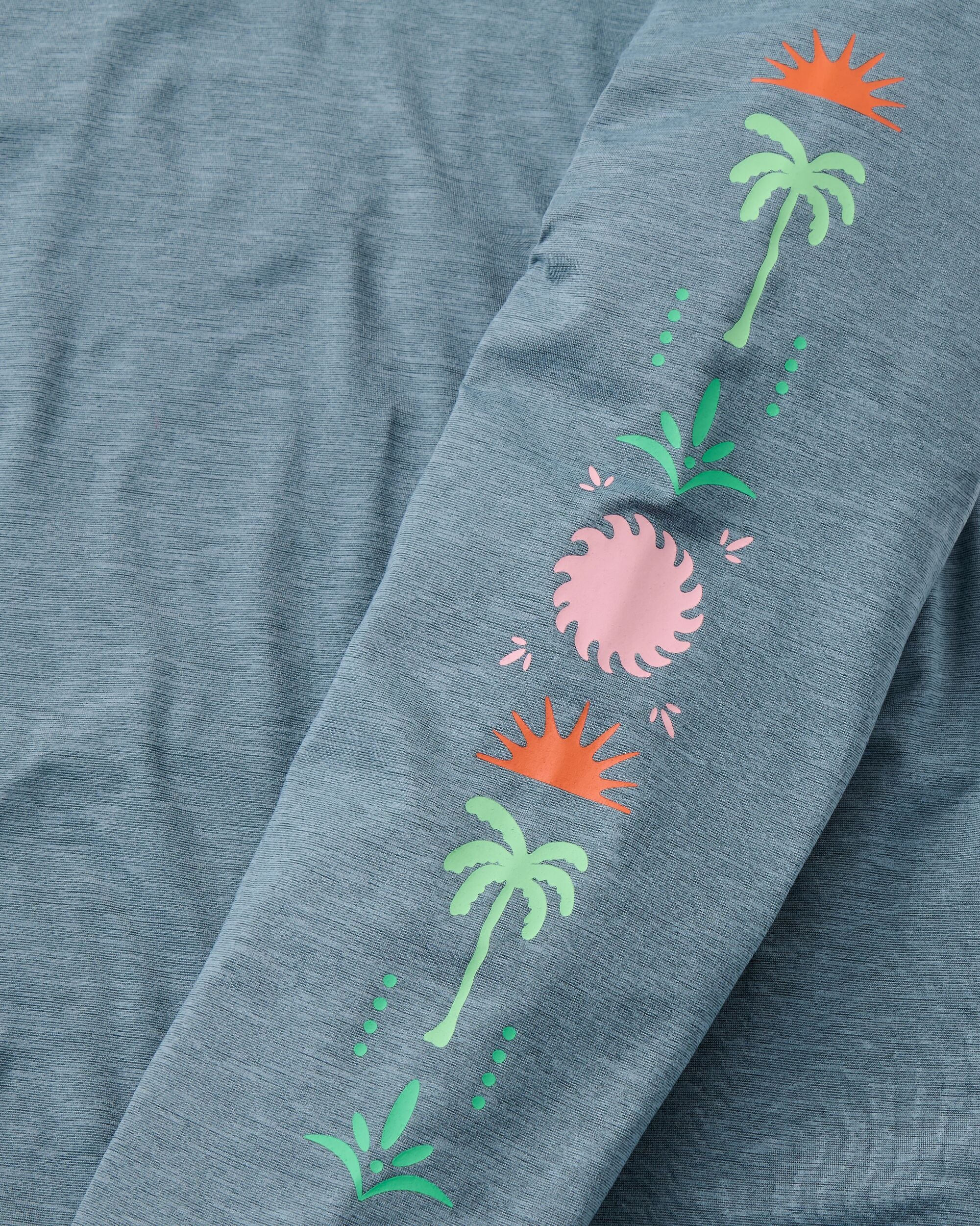 Sunvale Lightweight UPF50 LS T-Shirt - Storm Grey Marl - Image 2