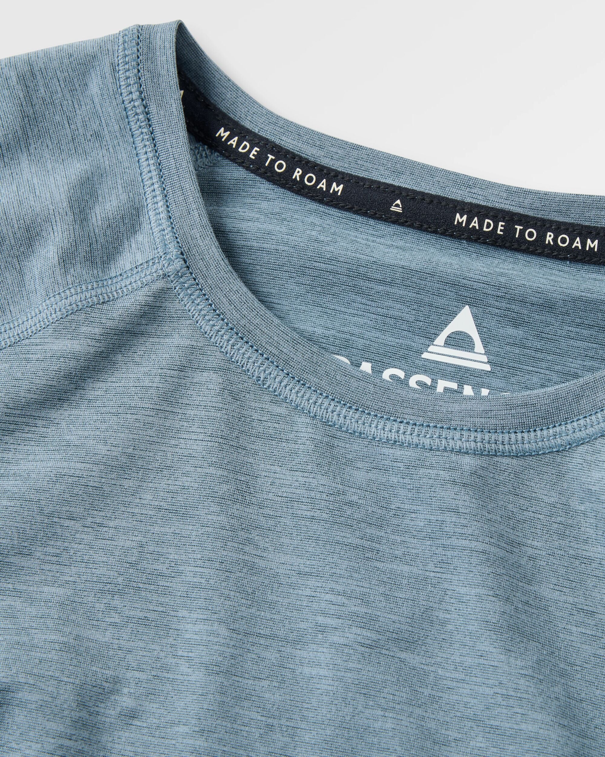 Sunvale Lightweight UPF50 LS T-Shirt - Storm Grey Marl - Image 4