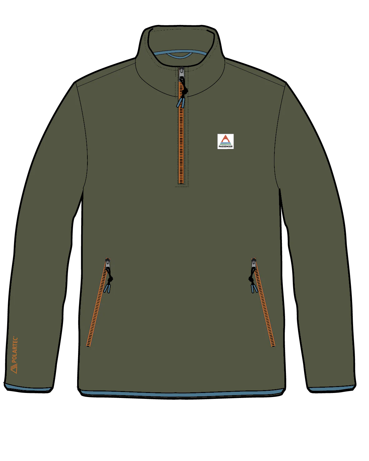 Switchback Micro Polartec® Fleece - Khaki - Image 10