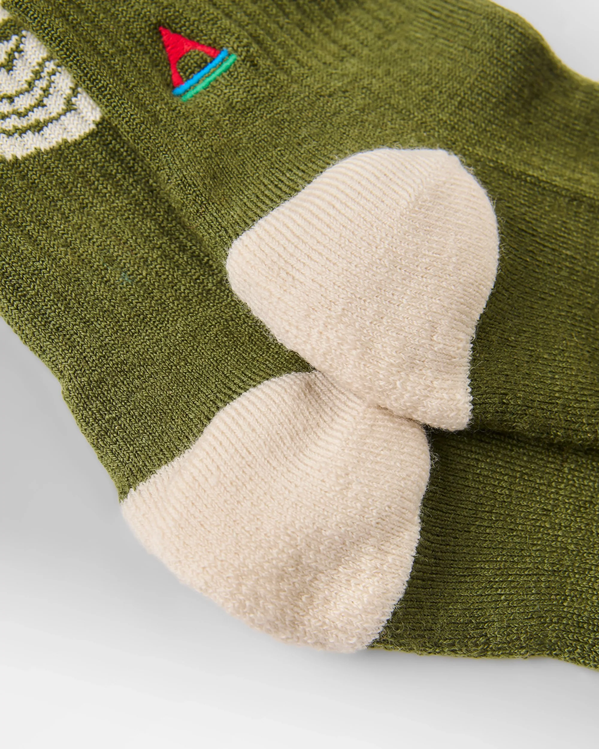Tahola Merino Socks - Khaki - Image 3