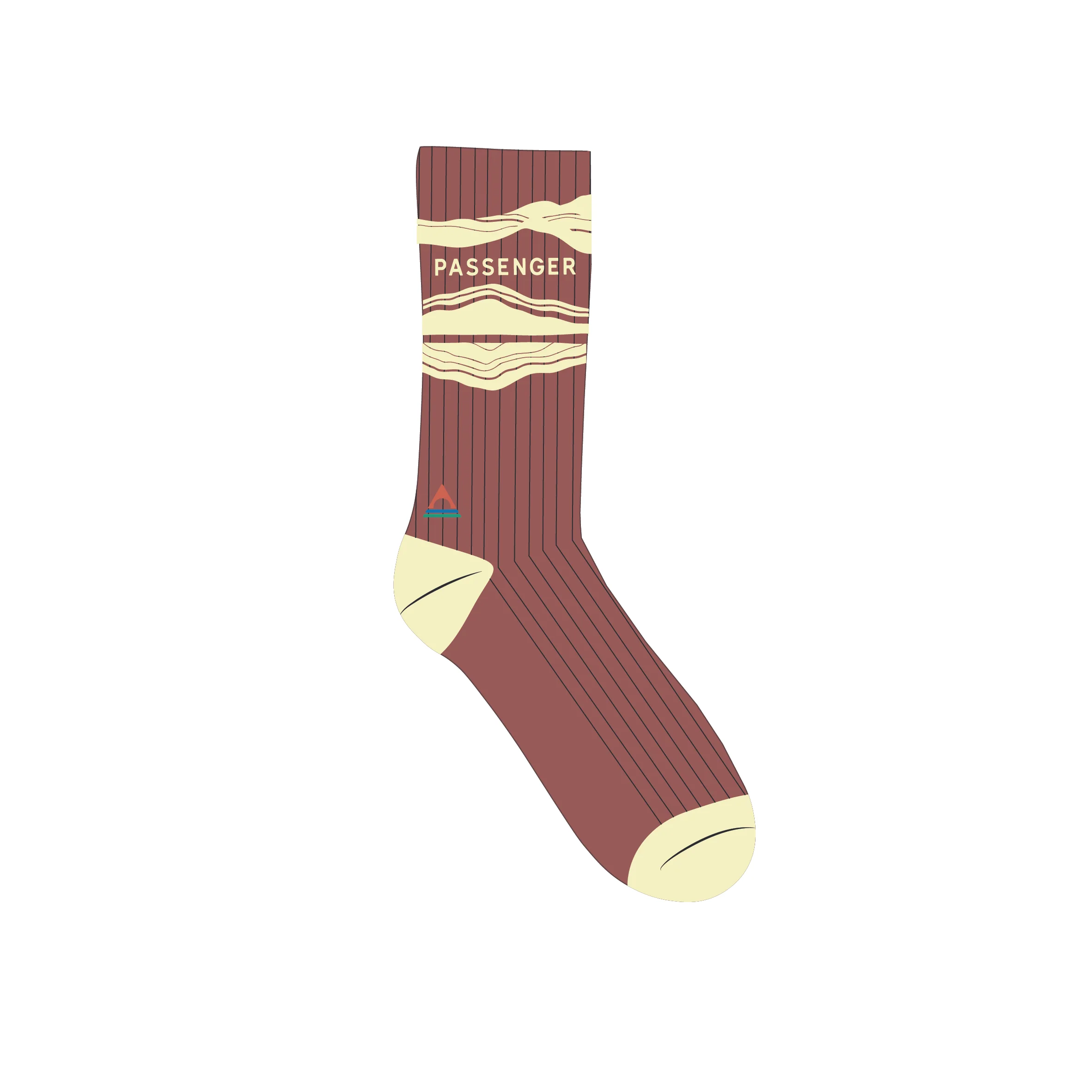 Tahola Merino Socks - Redwood - Image 5