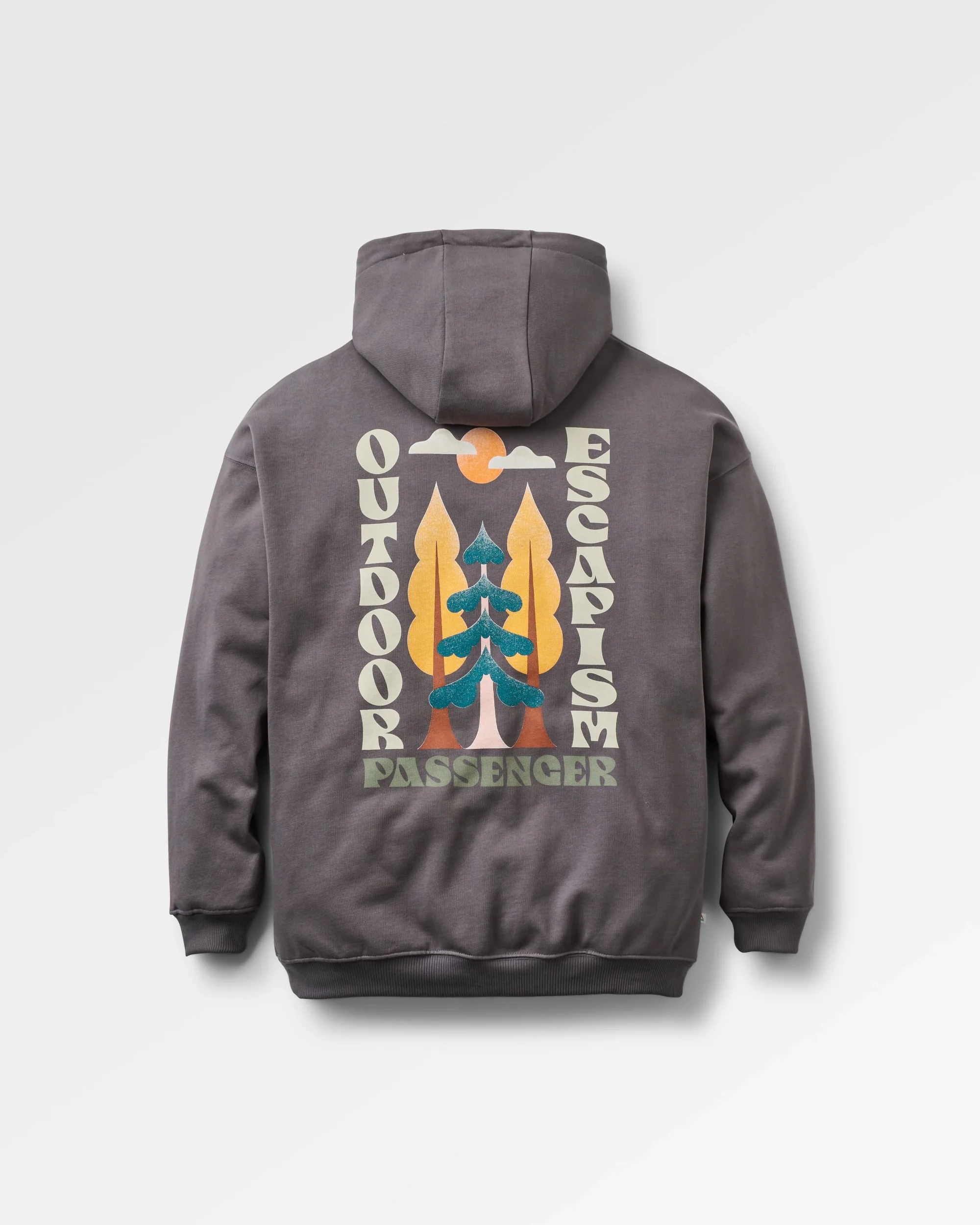 Tall Pines Full Zip Hoodie - Charcoal - Image 2