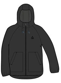 Tallows Water Resistant Jacket - True Black - Image 6