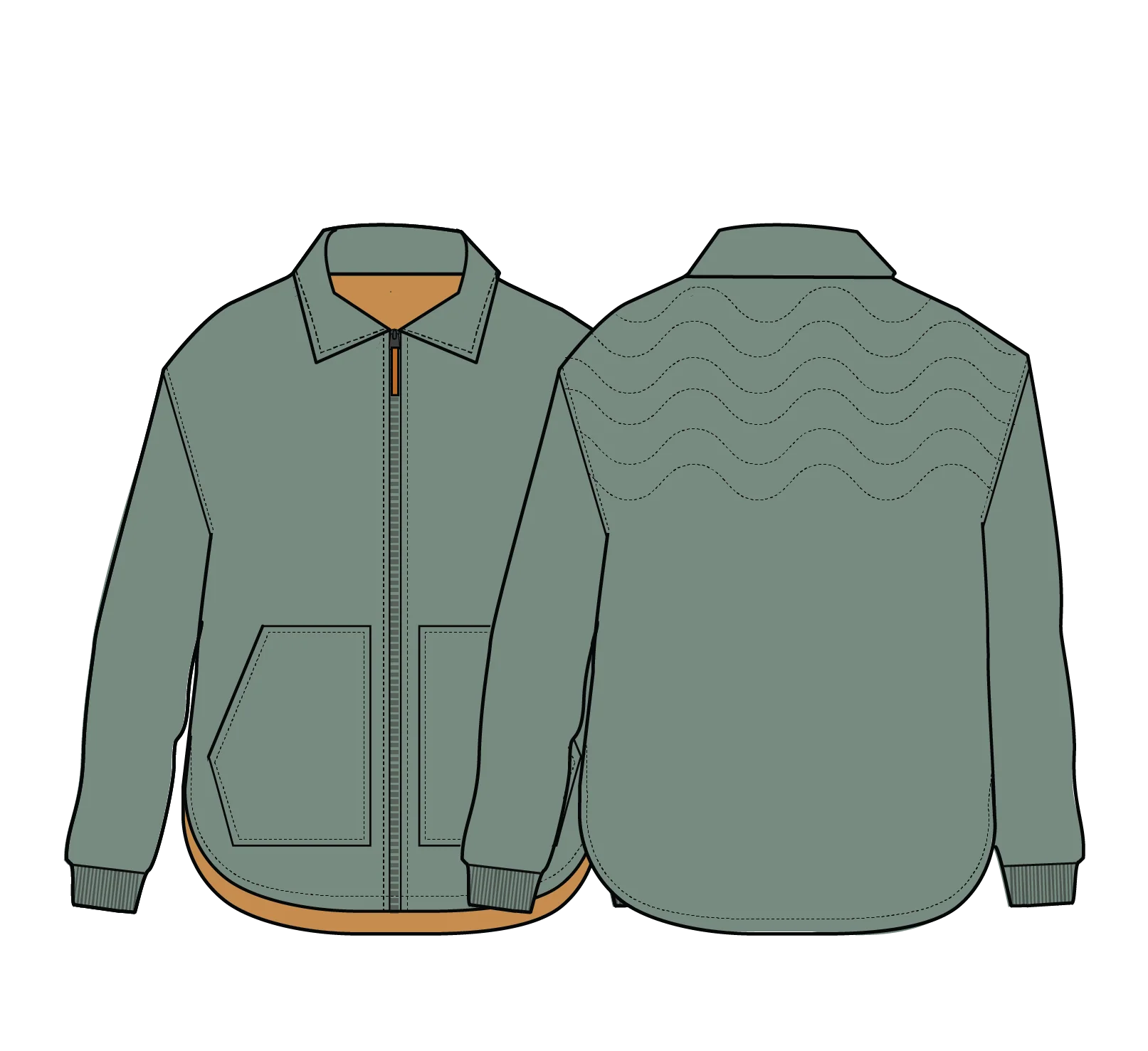 Tasi Insulated Jacket - Pistachio - Image 11