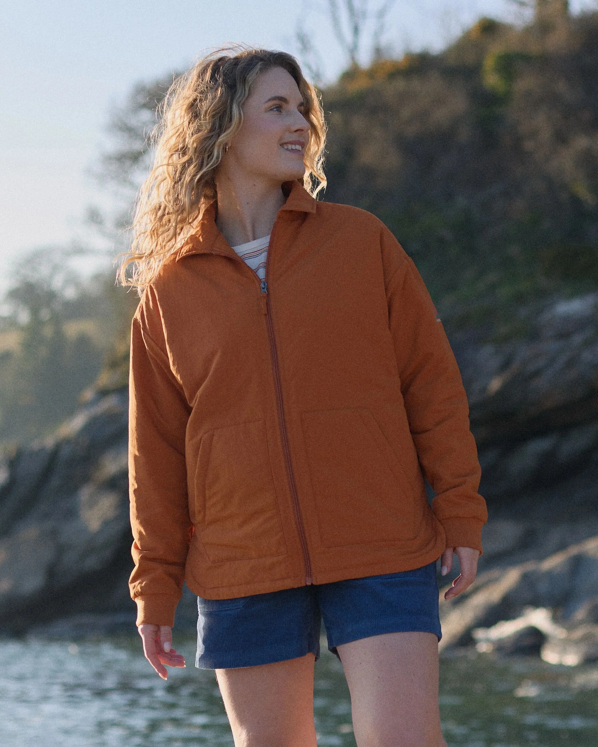 Tasi Insulated Jacket - Sunset Orange - Image 3