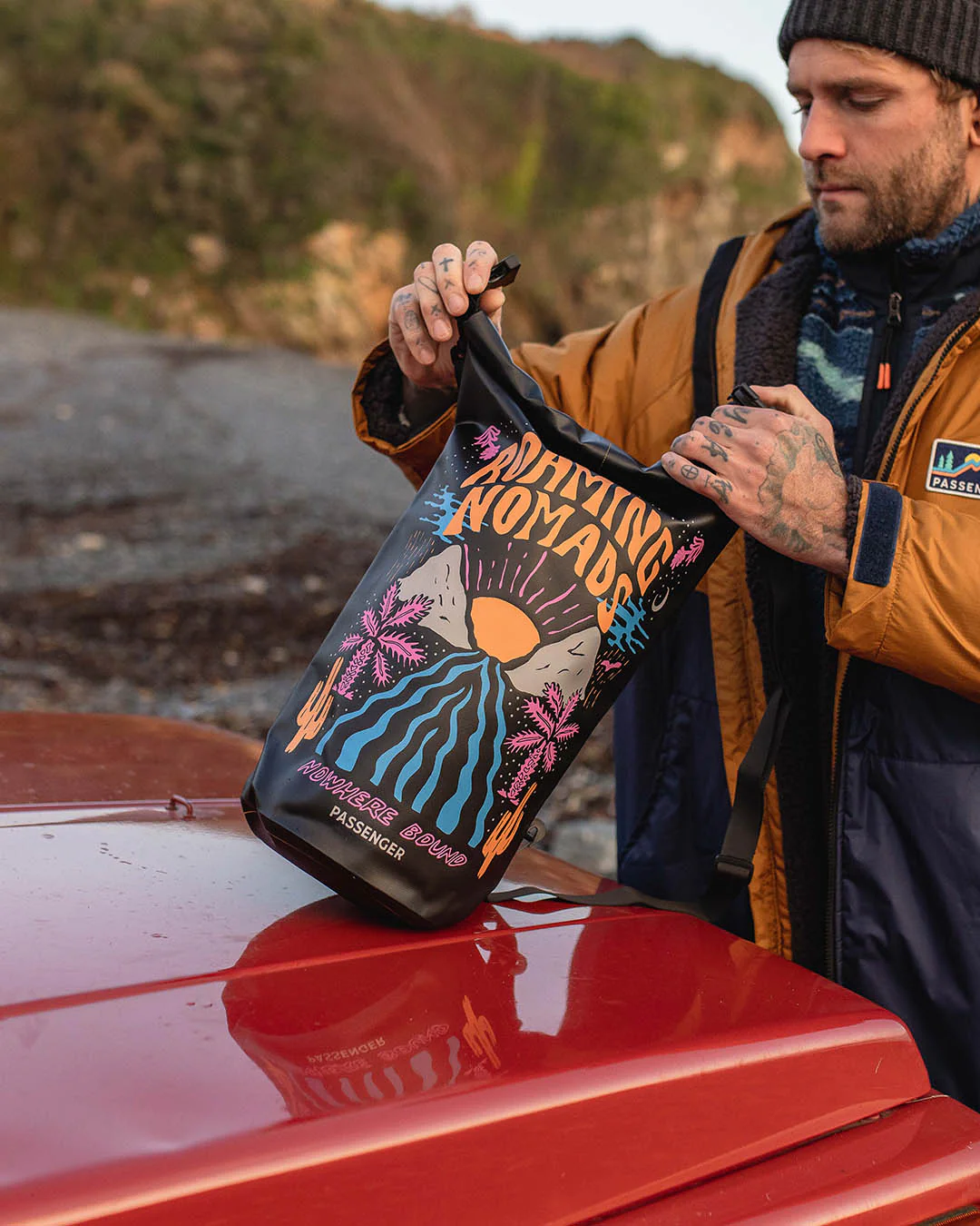 Tide 10L Dry Bag - Roaming Nomads - Image 4
