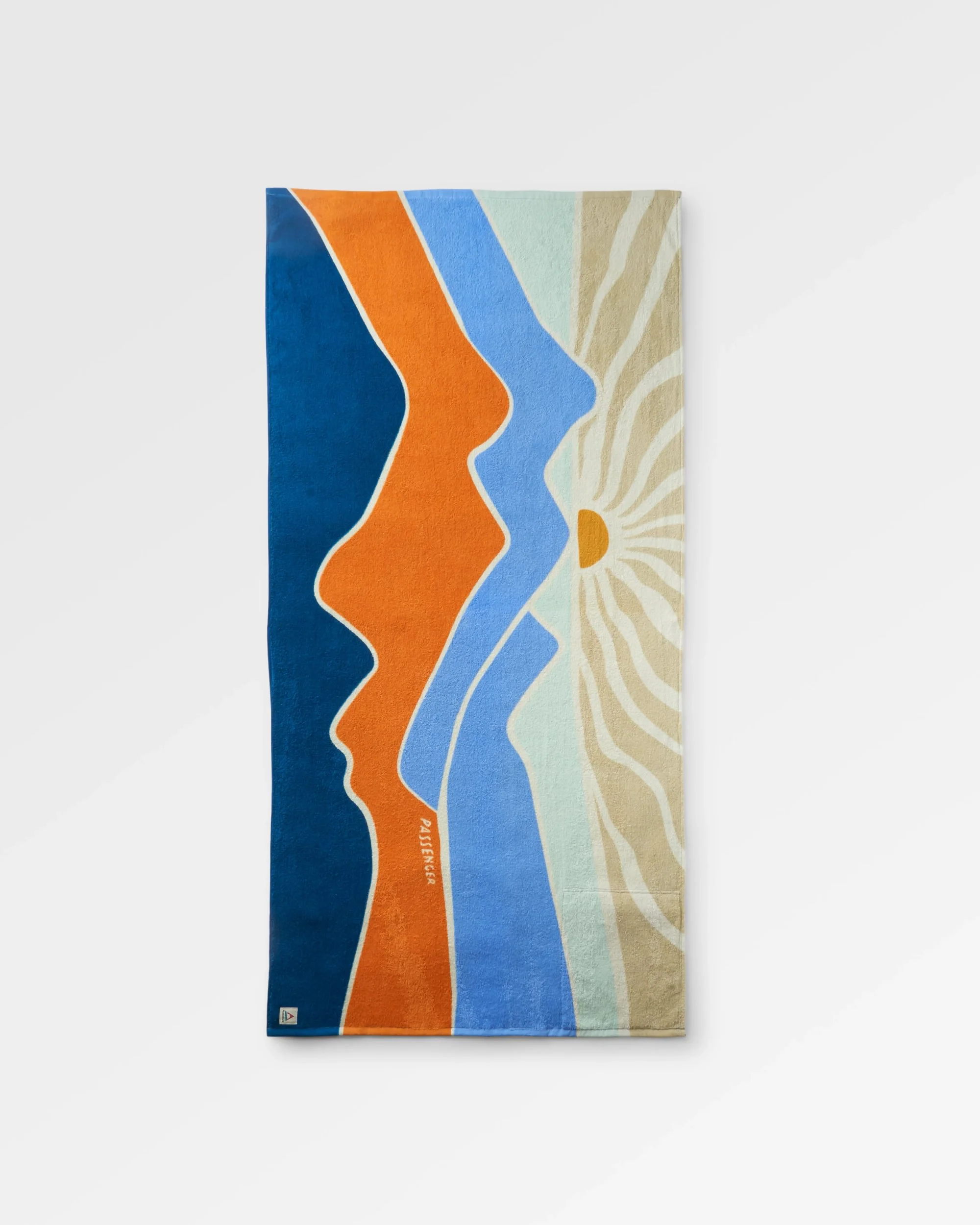 Tideline Organic Cotton Beach Towel - Cornflower - Image 2