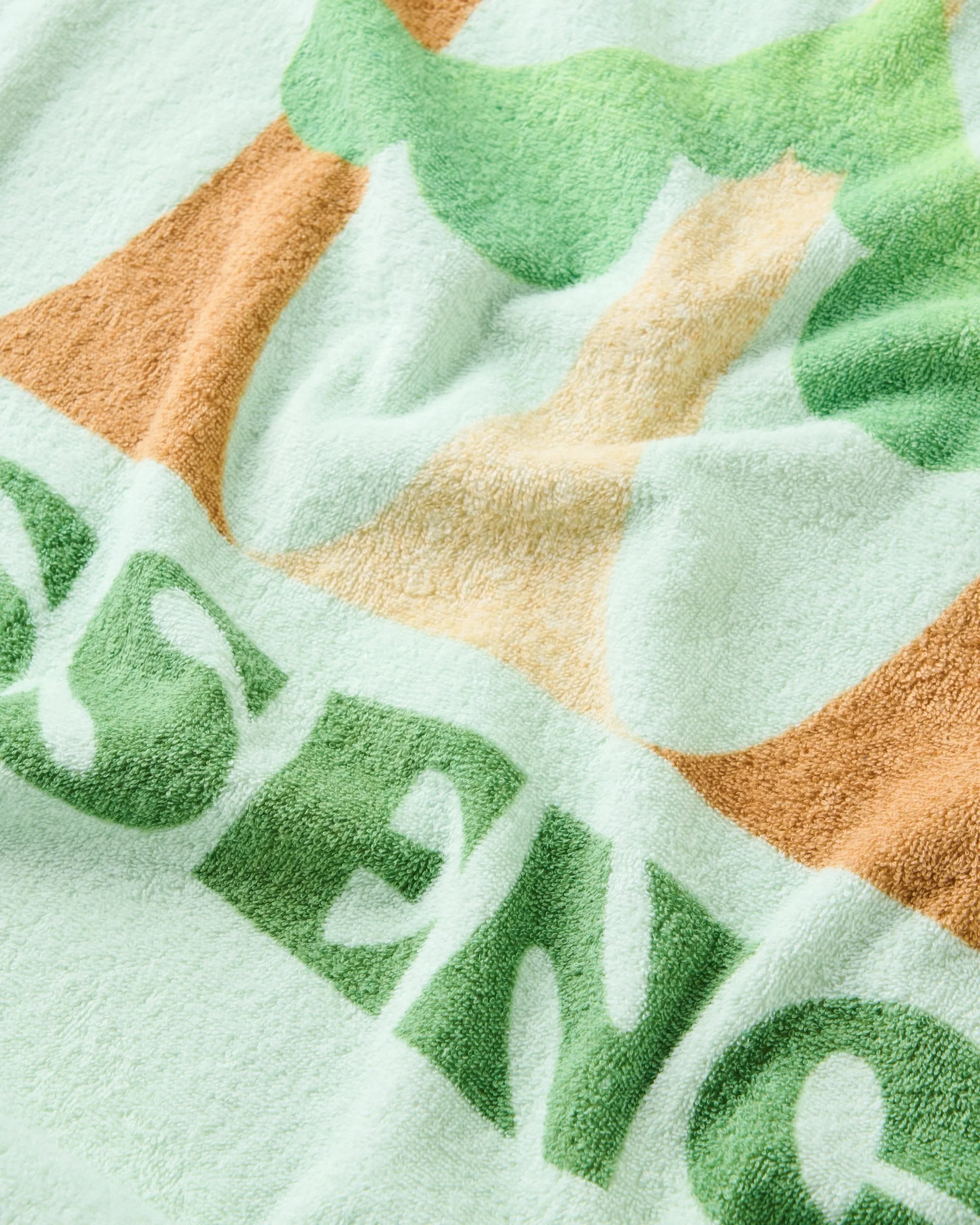 Tideline Organic Cotton Beach Towel - Spearmint - Image 6