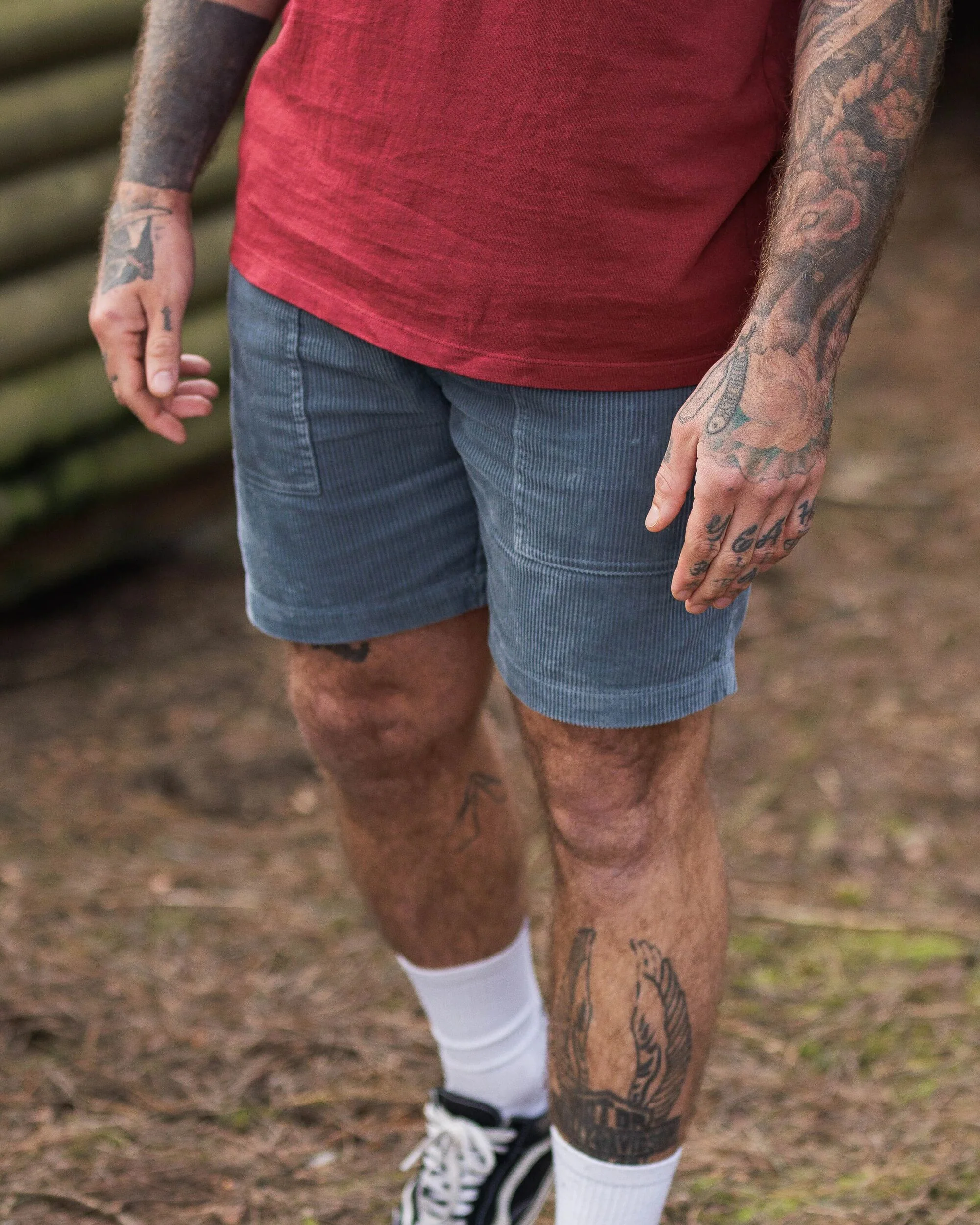 Topanga Cord Short - Storm Grey - Image 5