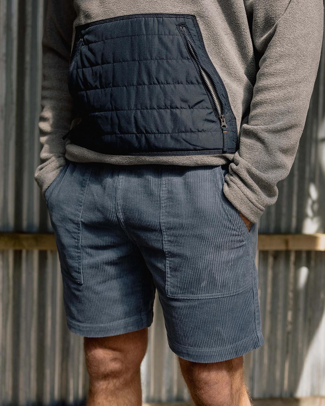 Topanga Cord Short - Stone Blue - Image 3