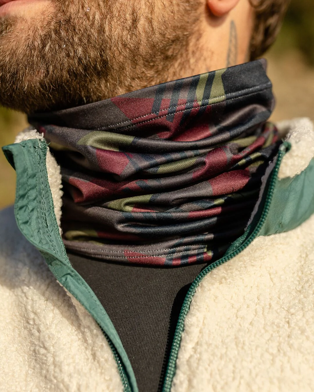 Trail Gaiter - Charcoal Camo Pattern - Image 2