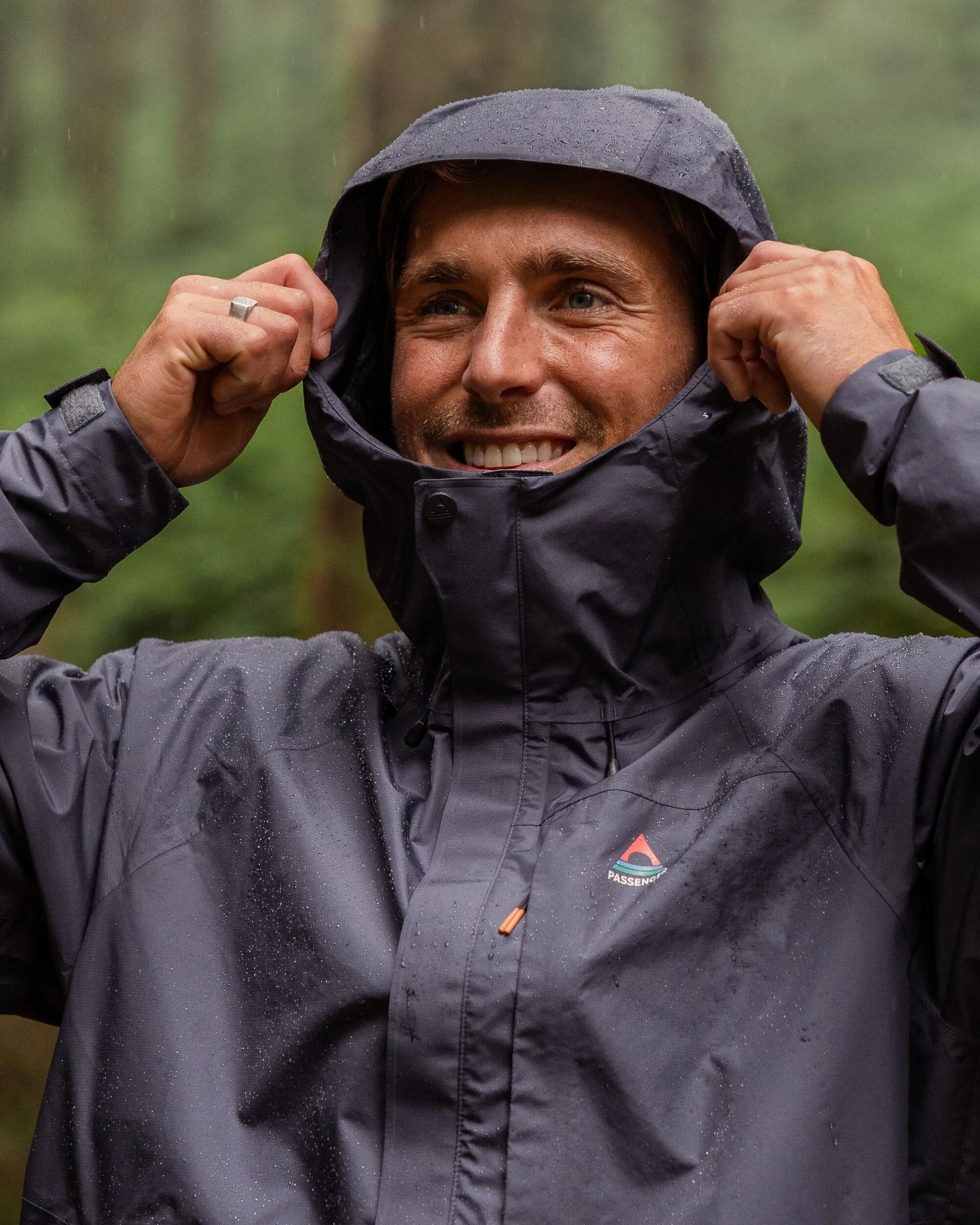 Trailscape Men's Waterproof Jacket - Charcoal - Image 5