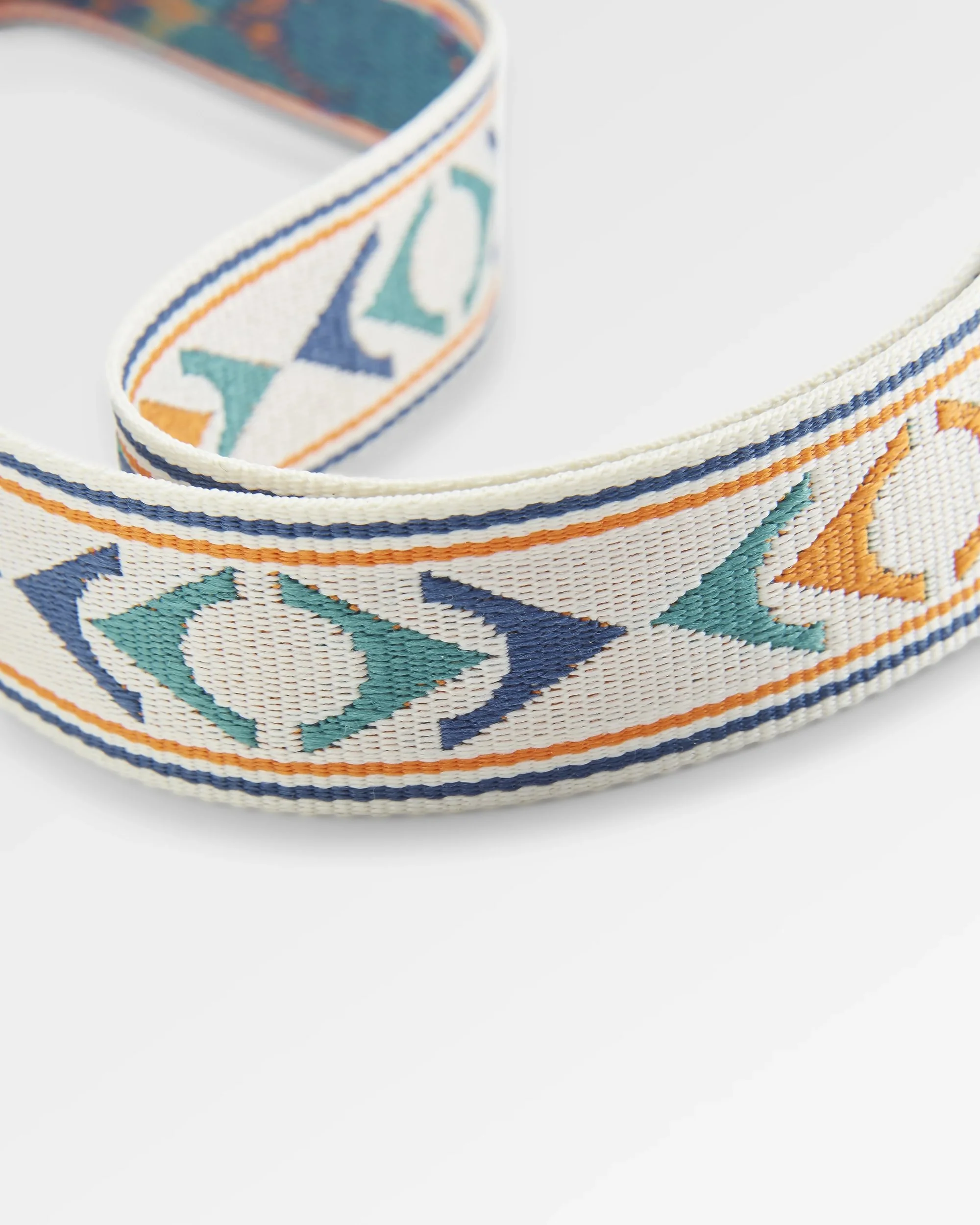 Travel Lanyard - Stepping Stone - Sunrise Orange/Birch - Image 6
