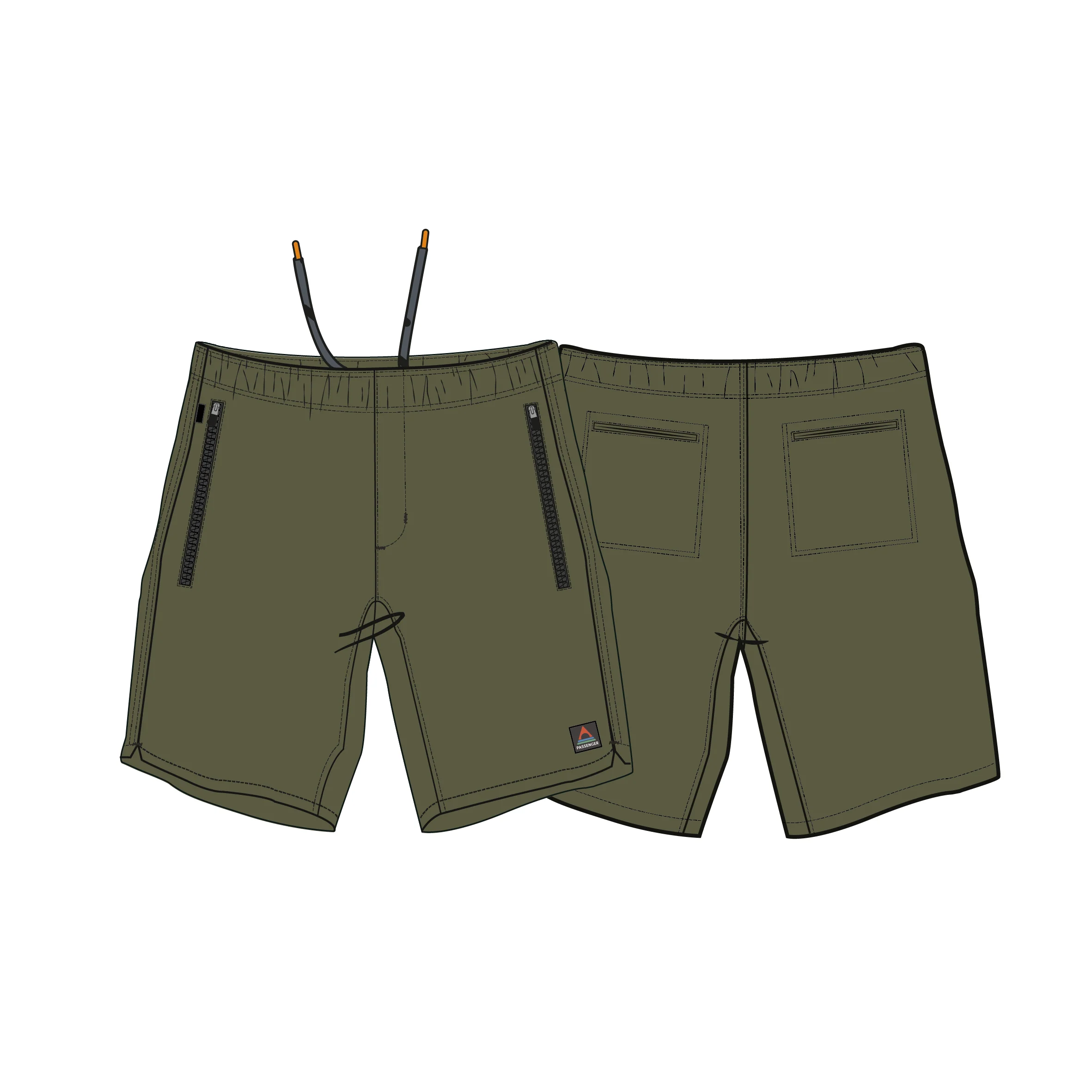 Traveller All Purpose Short - Khaki - Image 11