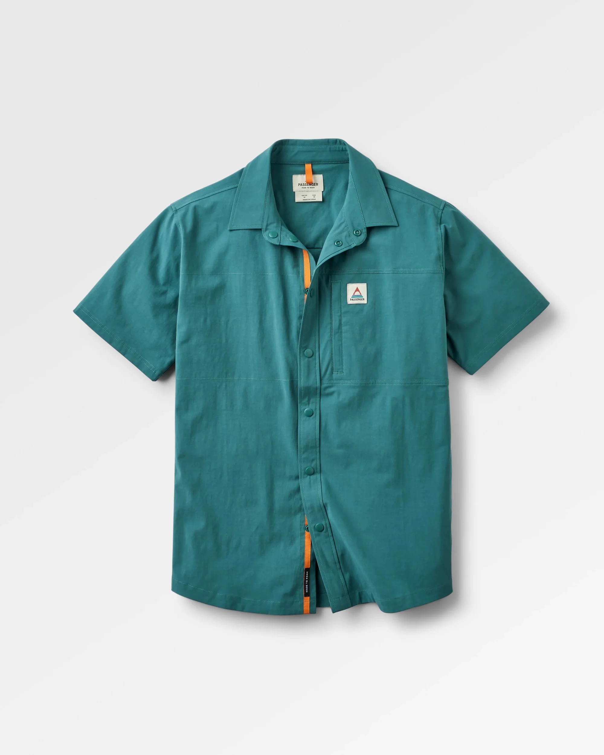 Traveller Short Sleeve Stretch Shirt - Deep Ocean - Image 2
