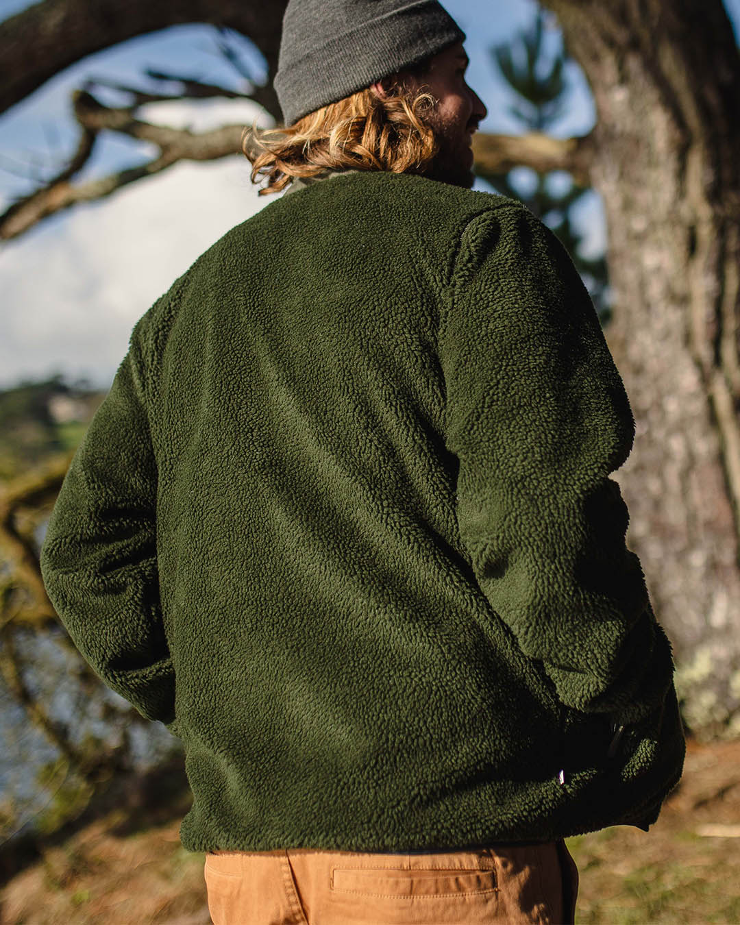 Trekker Deep-Pile Sherpa Fleece - Fir Tree - Image 4