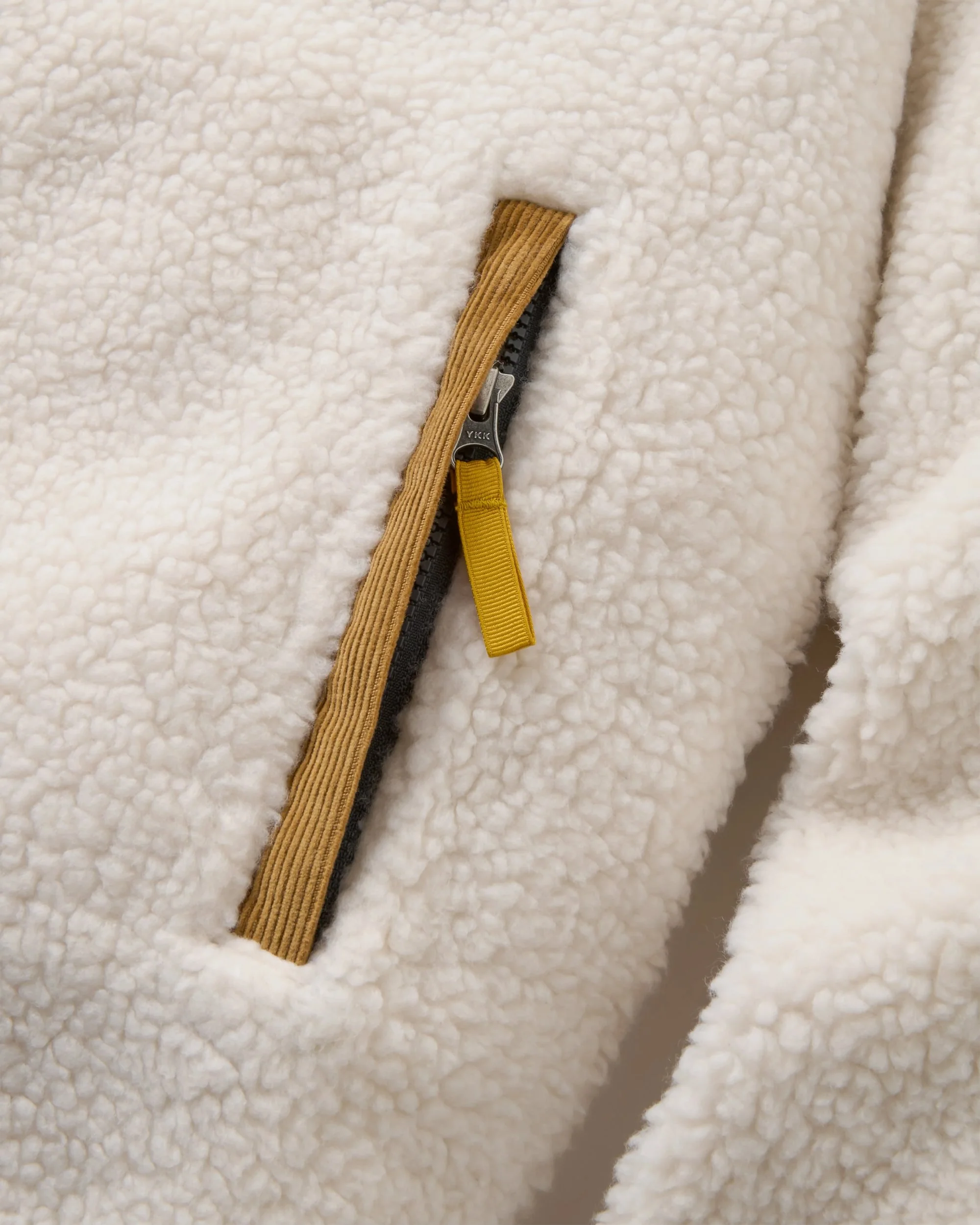Trekker Deep-Pile Sherpa Fleece - Warm Ivory - Image 7