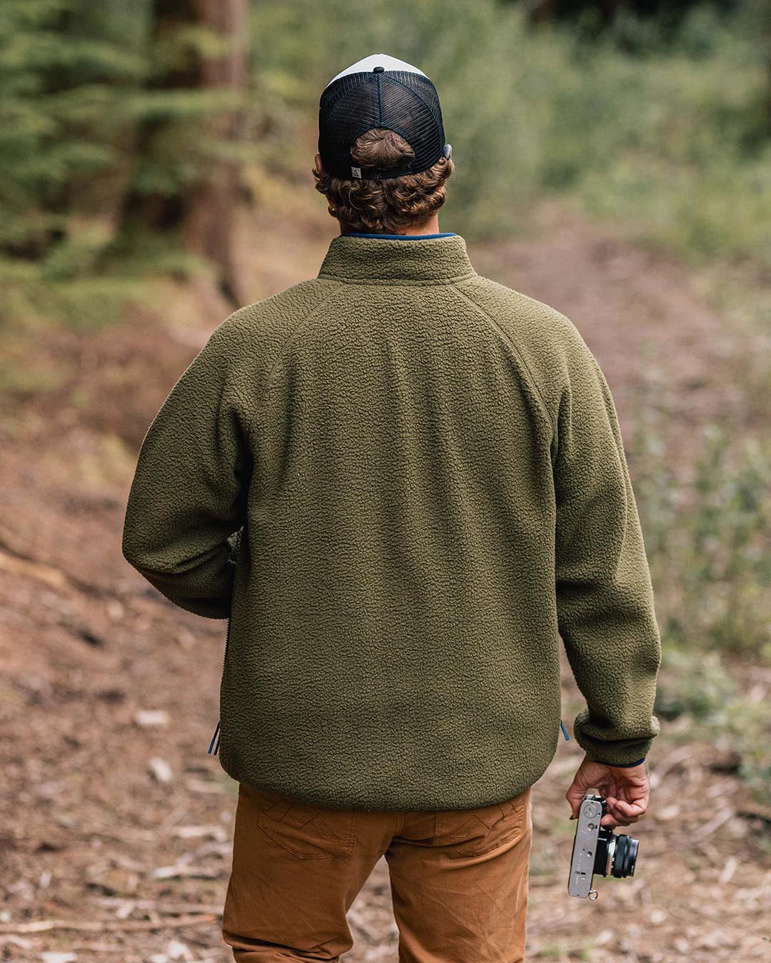 Tripper 2.0 Full Zip Sherpa Fleece - Khaki - Image 5