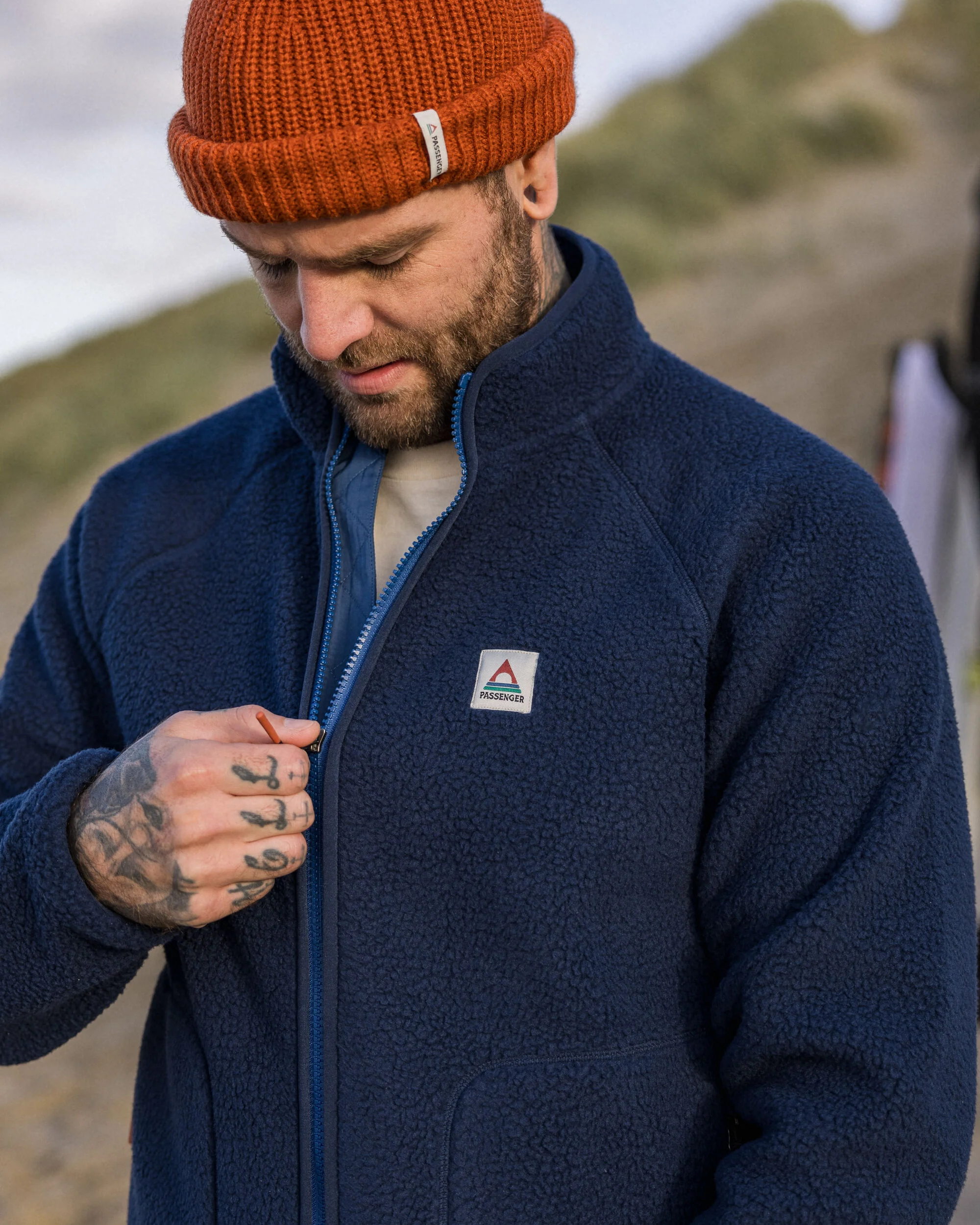Tripper 2.0 Full Zip Sherpa Fleece - Rich Navy - Image 4
