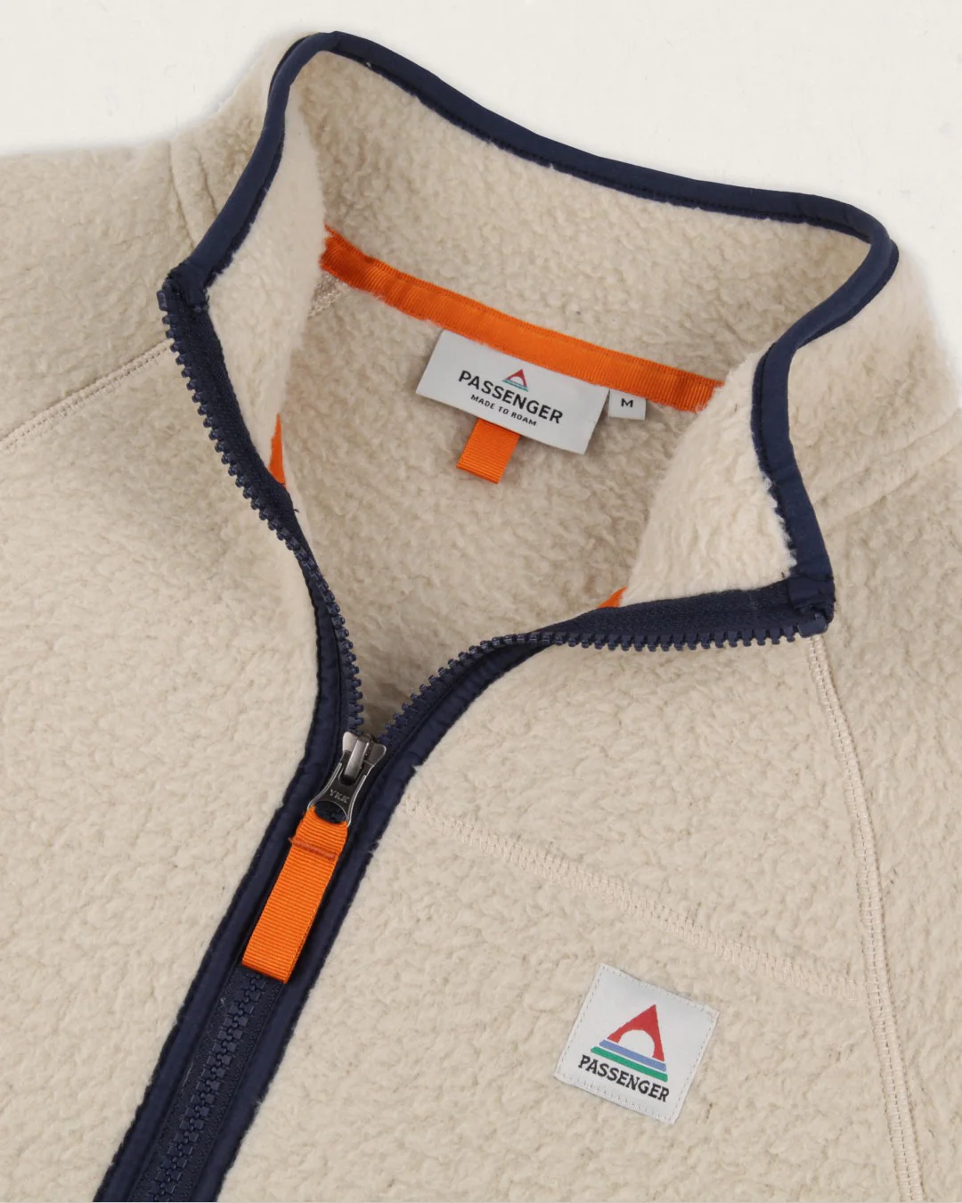 Tripper Full Zip Sherpa Fleece - Oatmeal - Image 9