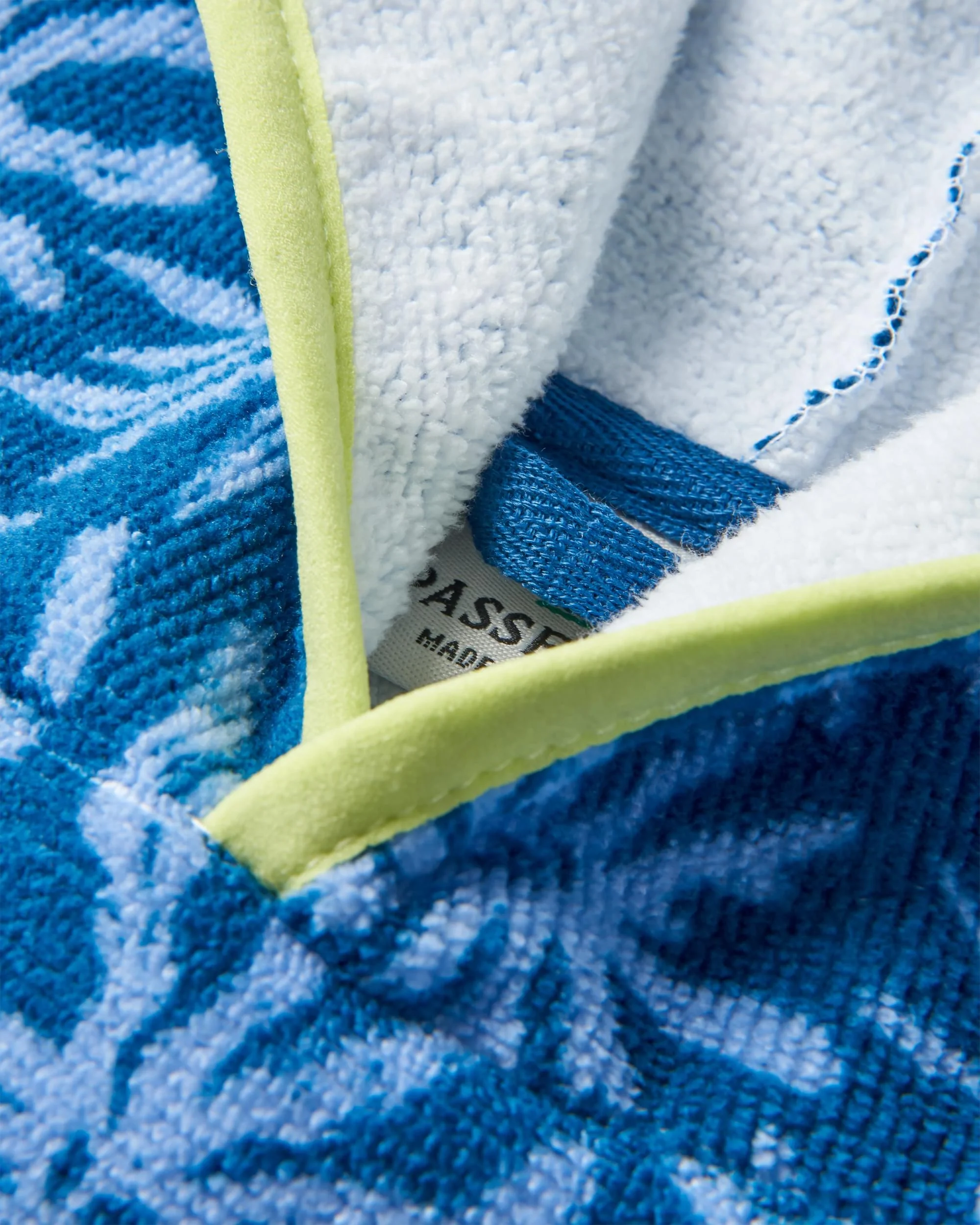 Tulum Towel Poncho - Seaweed Blue Steel - Image 3