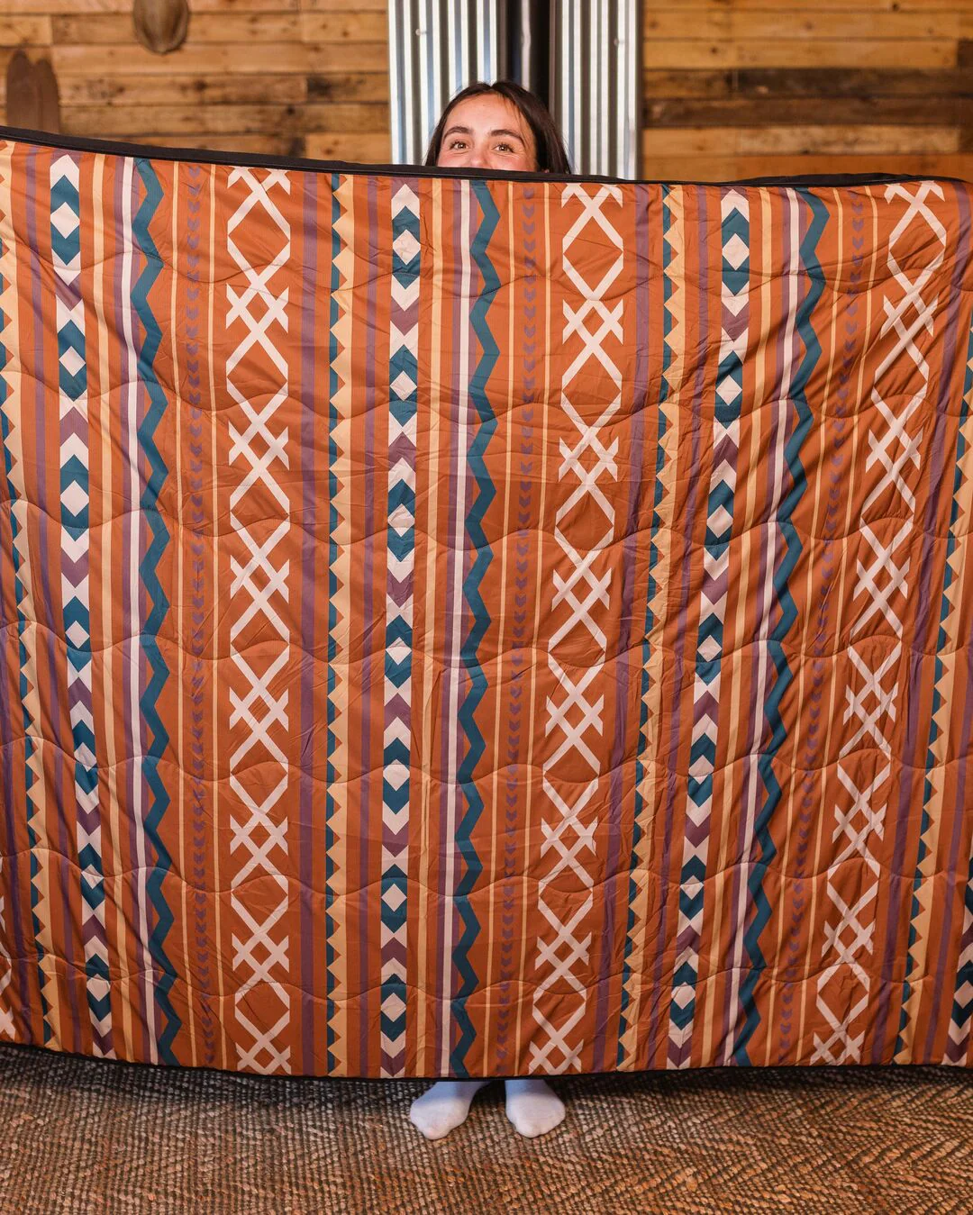 Twilight Sleeping Bag - Ginger Paddle Geo - Image 7
