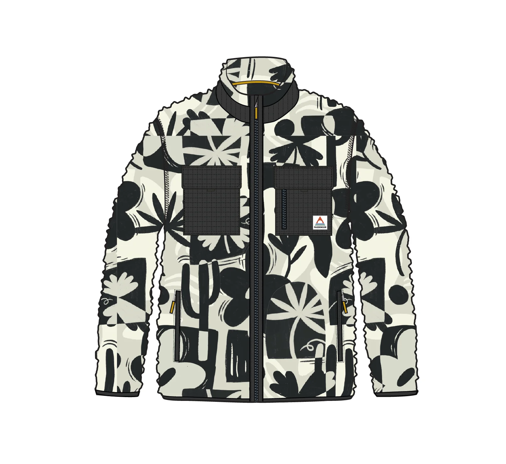 Valiant Deep Pile Fleece - Roam Further Black - Image 13