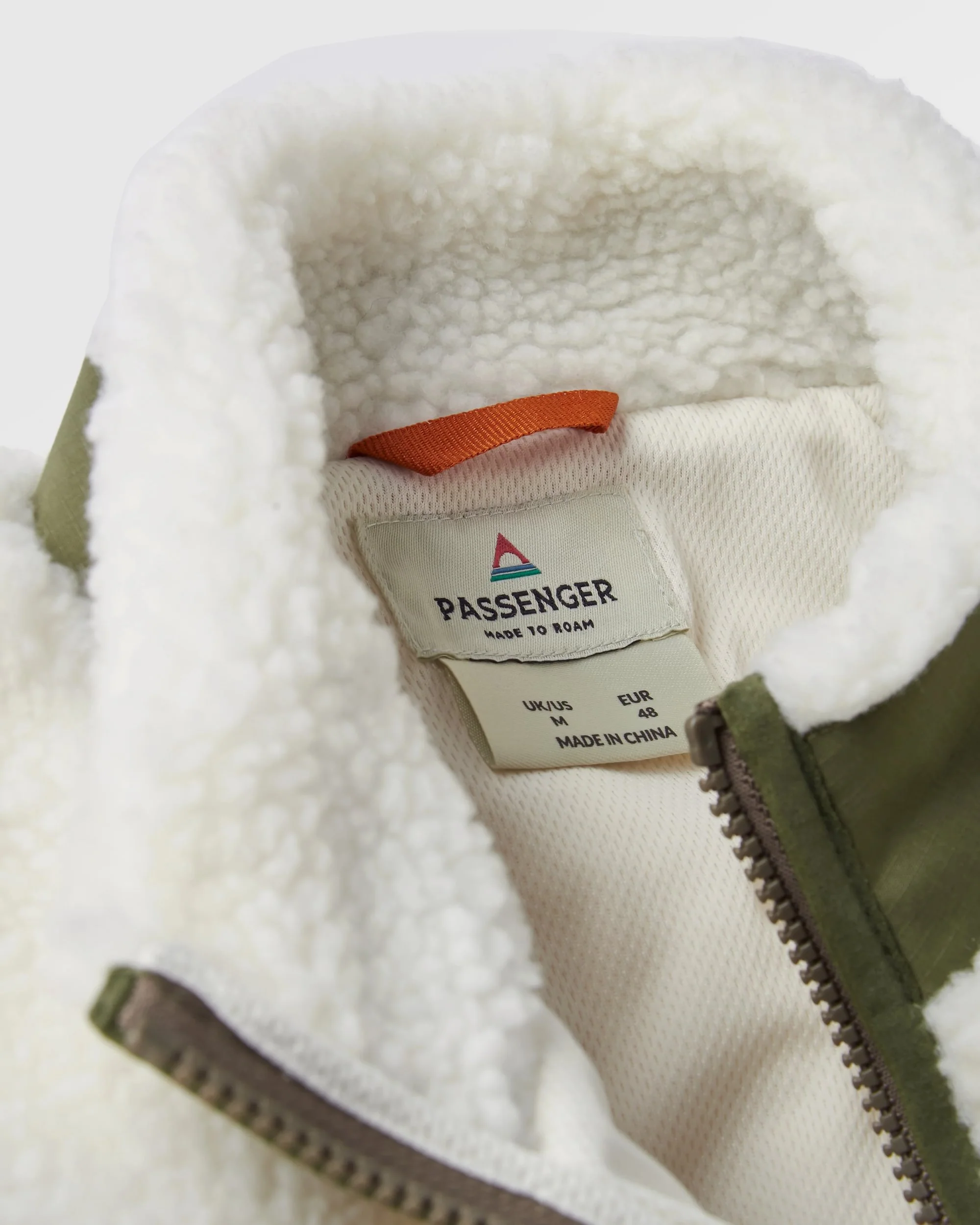 Valiant Deep-Pile Sherpa Fleece - Off White - Image 4