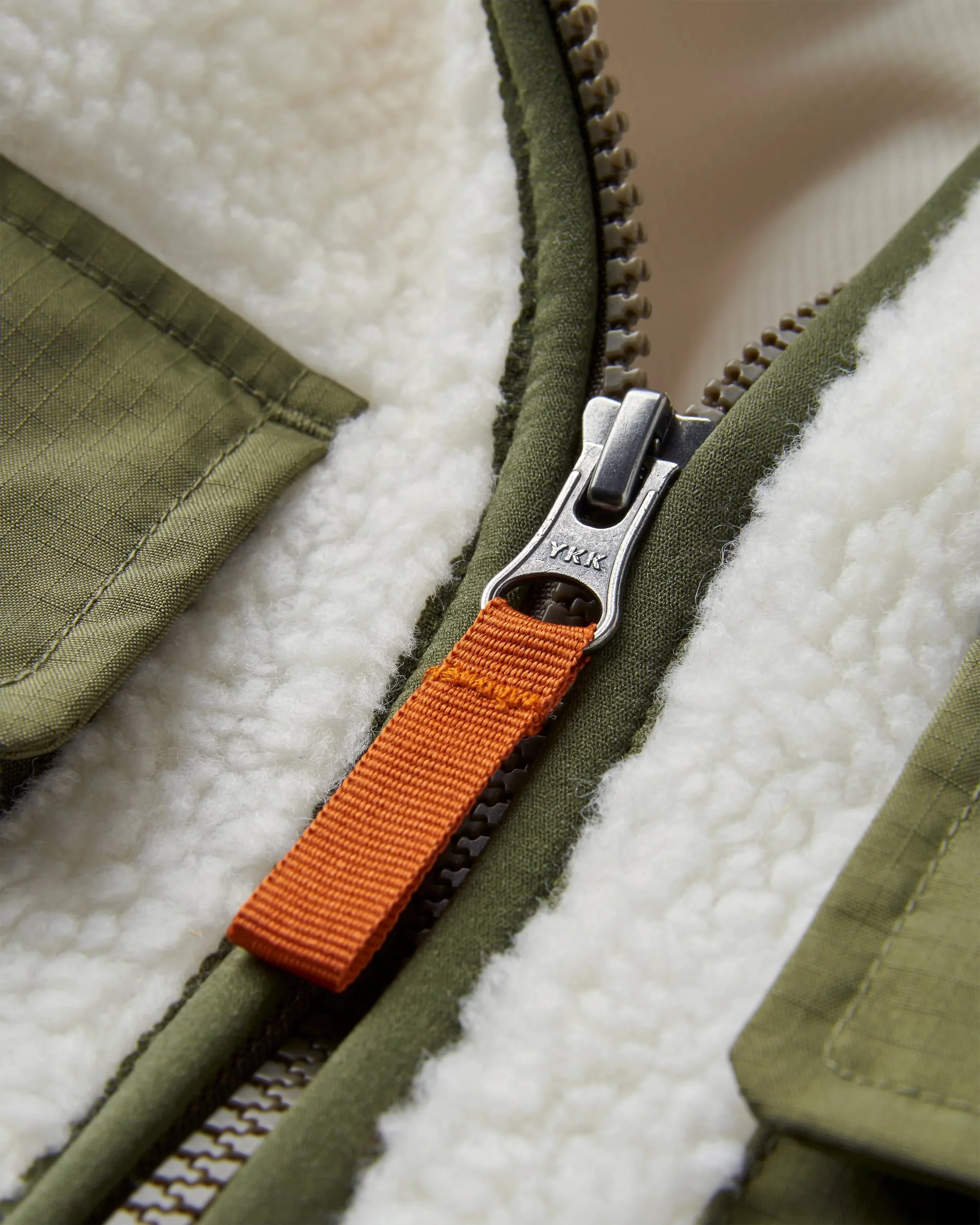 Valiant Deep-Pile Sherpa Fleece - Off White - Image 6