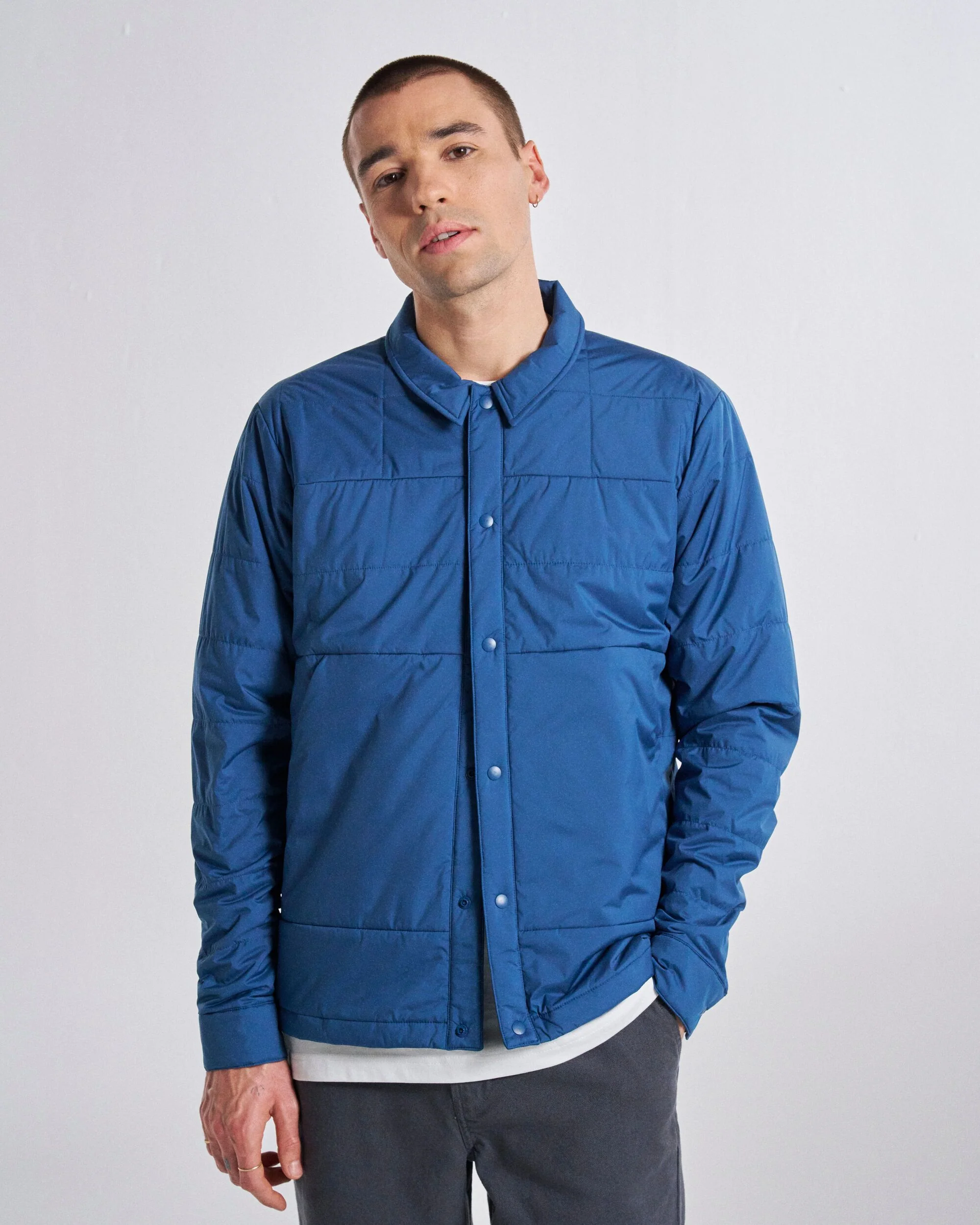 Vanlifer Insulated Overshirt - Dark Denim - Image 6