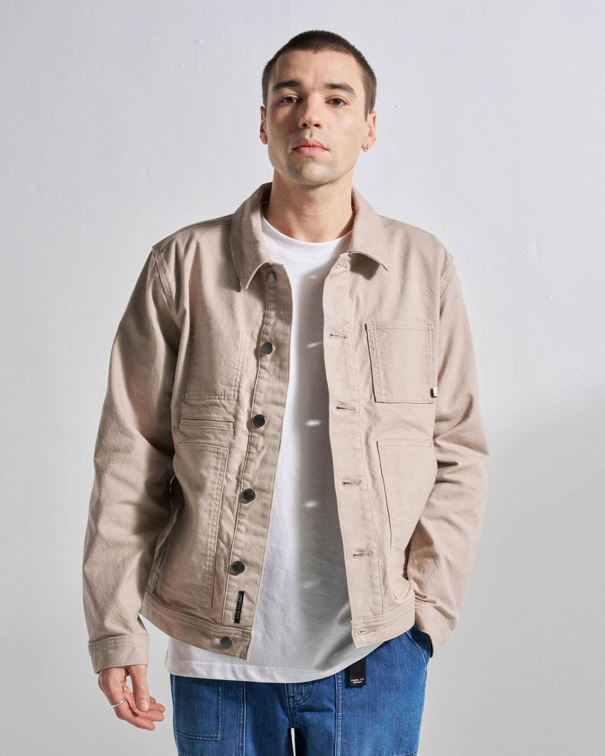 Vantage Canvas Jacket - Simply Taupe - Image 6