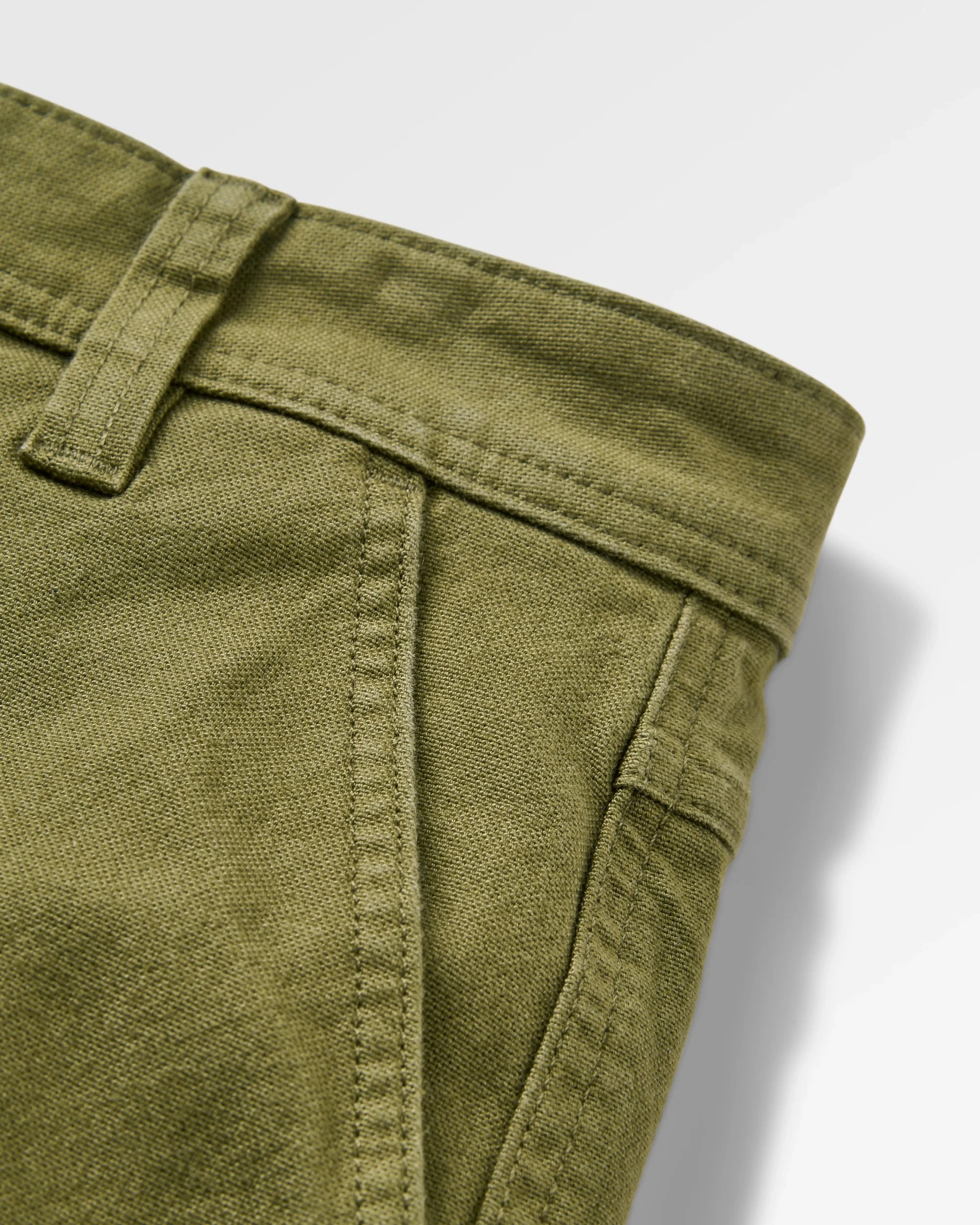 Vantage Canvas Short - Khaki - Image 8