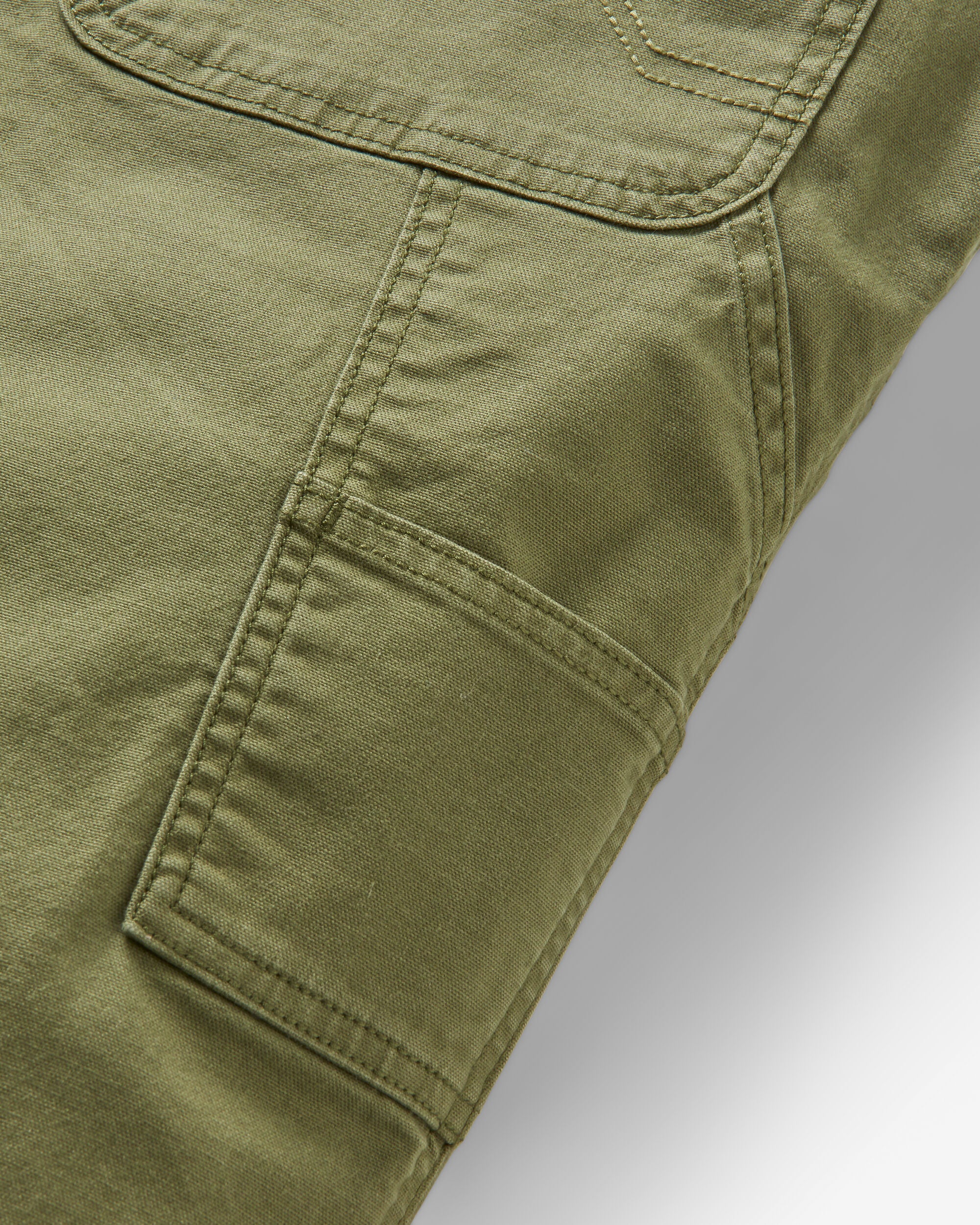 Vantage Organic Cotton Canvas Trouser - Khaki - Image 11