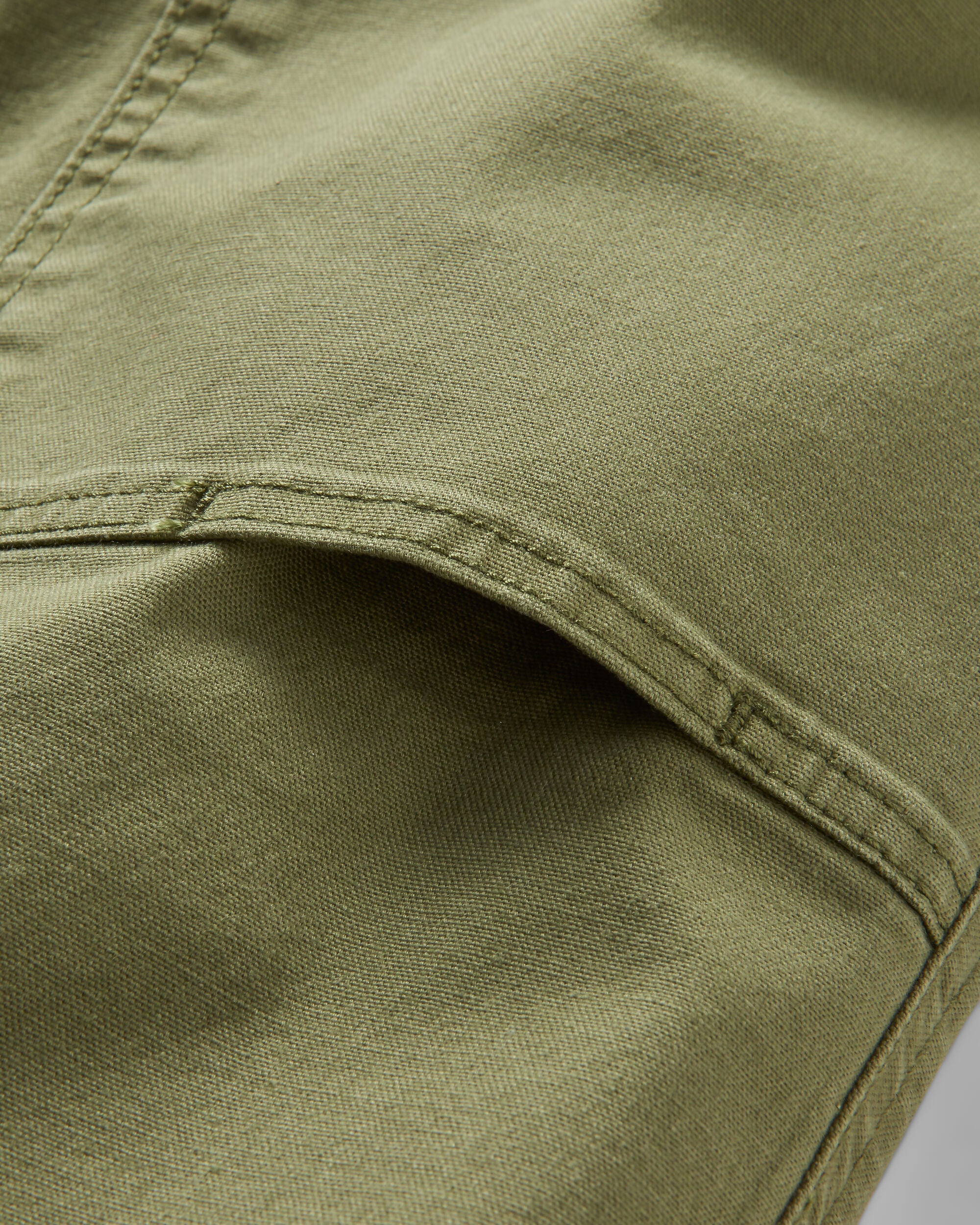 Vantage Organic Cotton Canvas Trouser - Khaki - Image 8