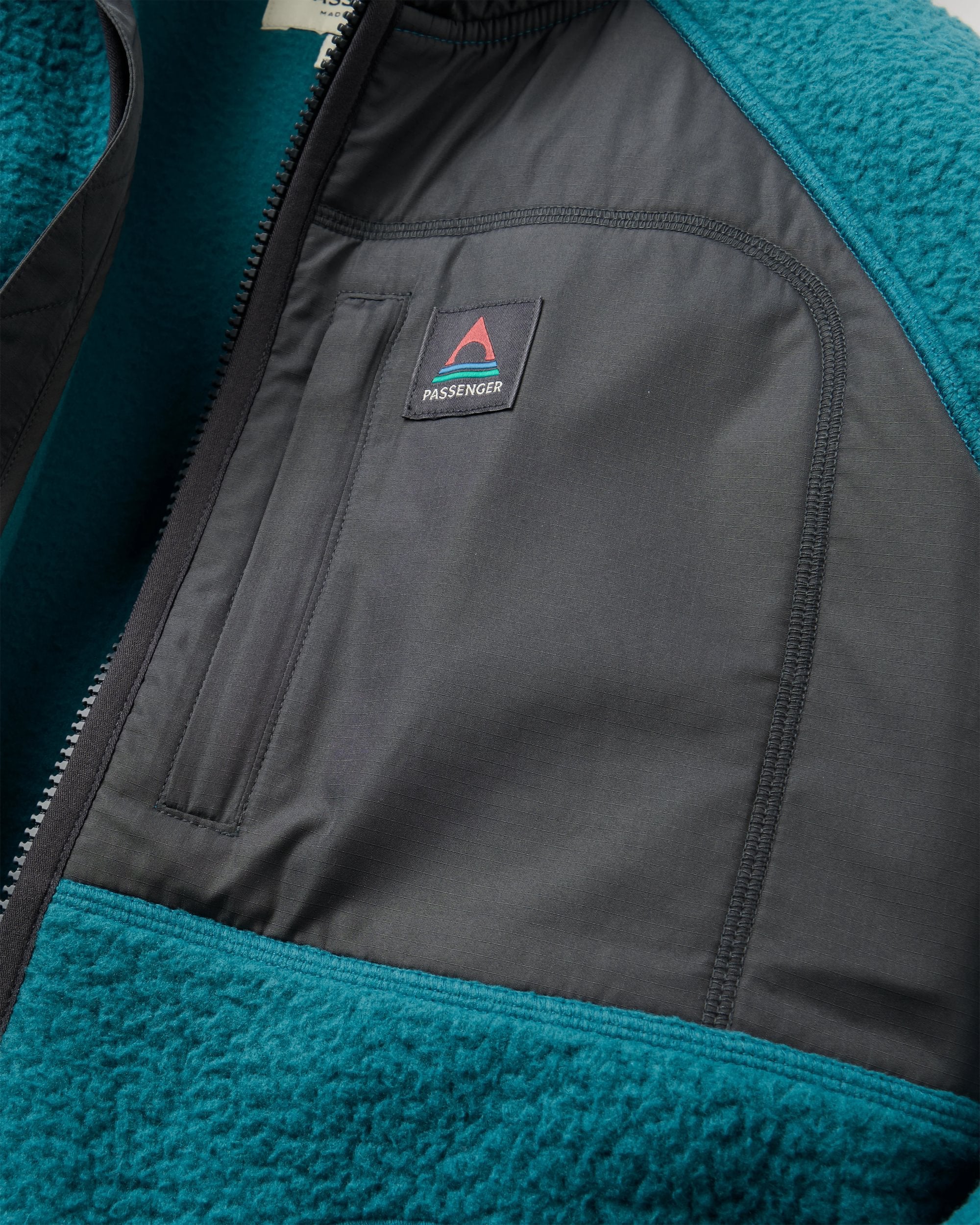Ventura Full Zip Sherpa Fleece - Mediterranean - Image 5