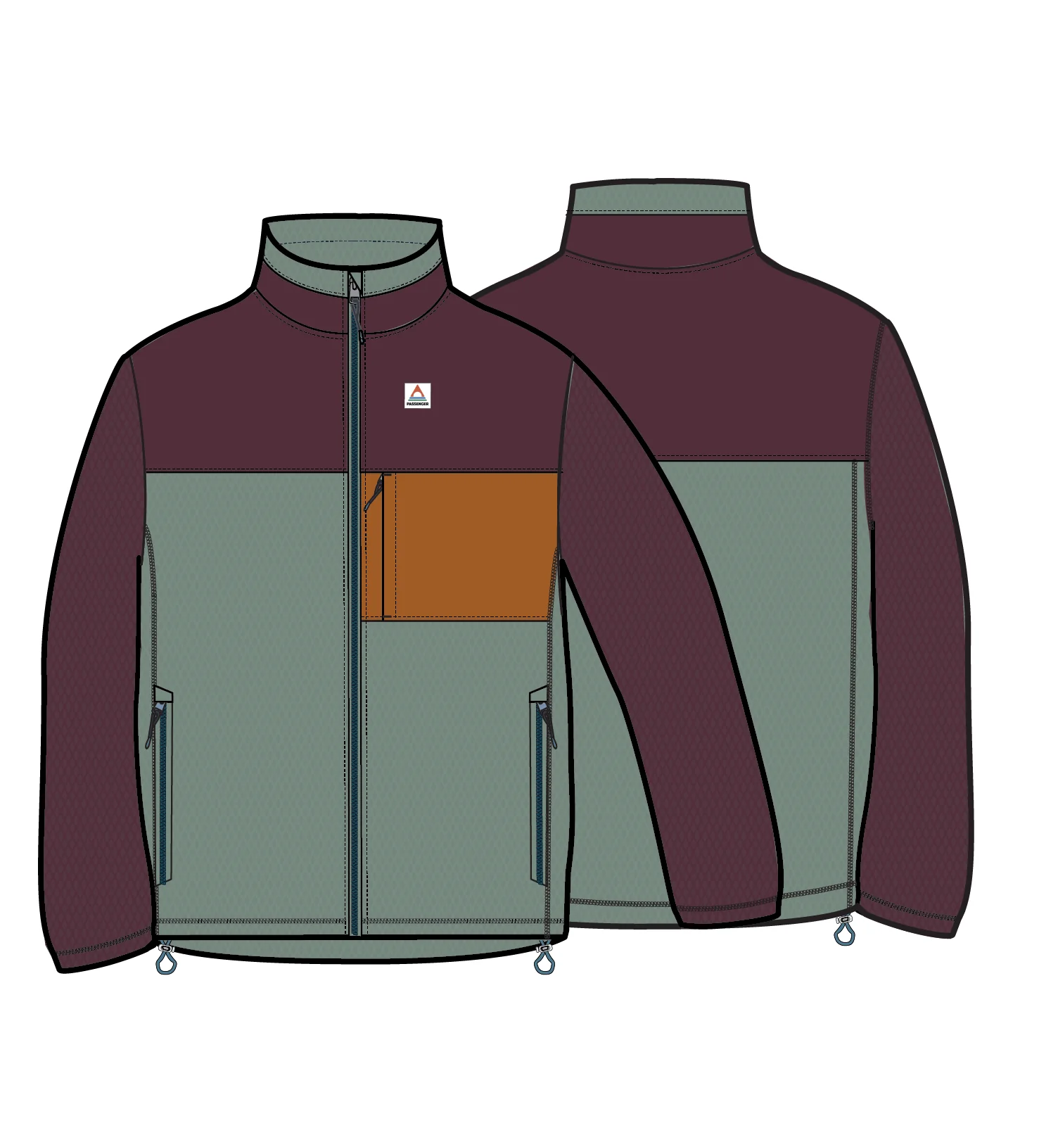 Venturescape Women's Fleece - Fig/Pistachio - Image 10