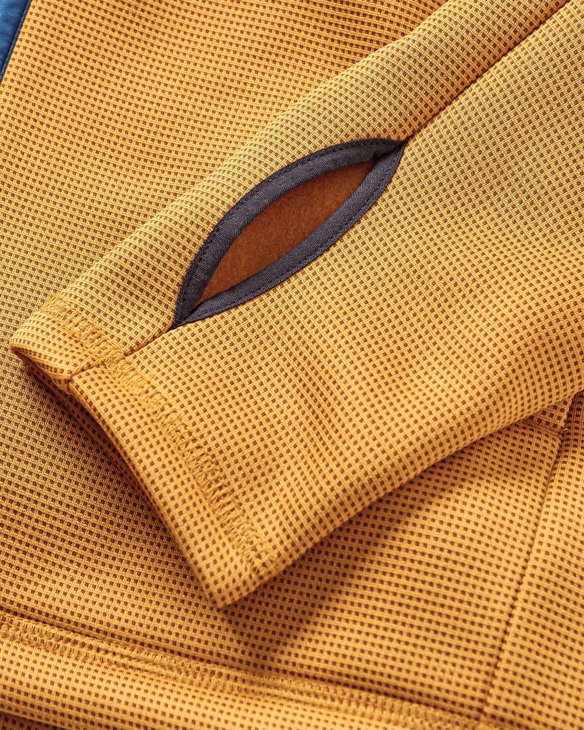 Vertical Full Zip Hooded Fleece - Dusty Ochre - Image 7