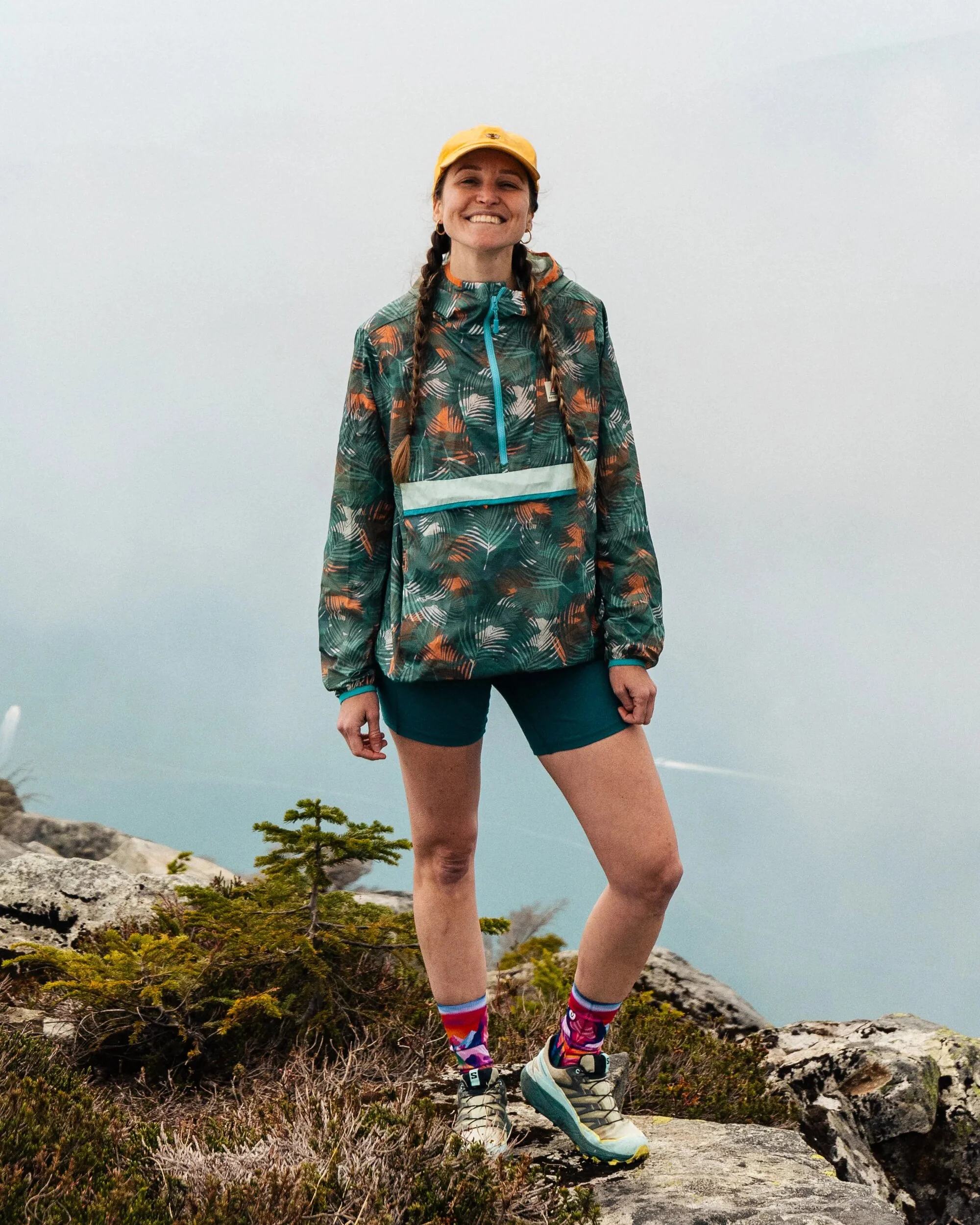 Viento Windshell Anorak - Palm Camo Deep Sea - Image 3