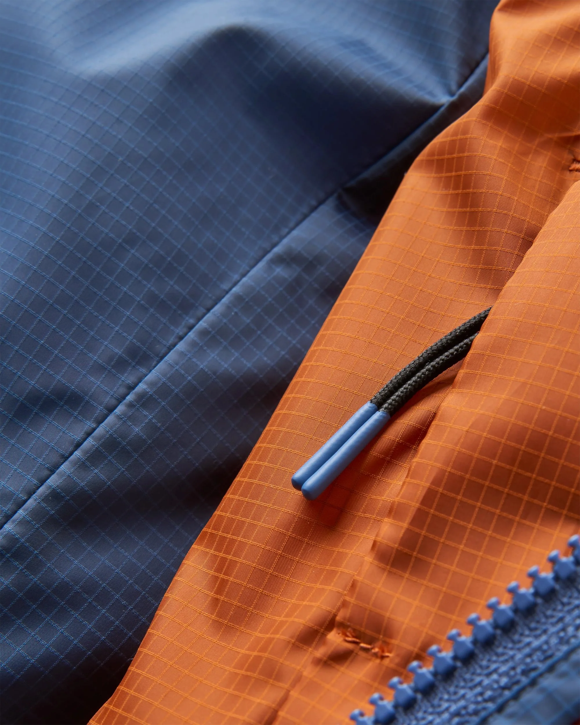 Viento Windshell Jacket - Dark Denim/Sunset Orange - Image 5