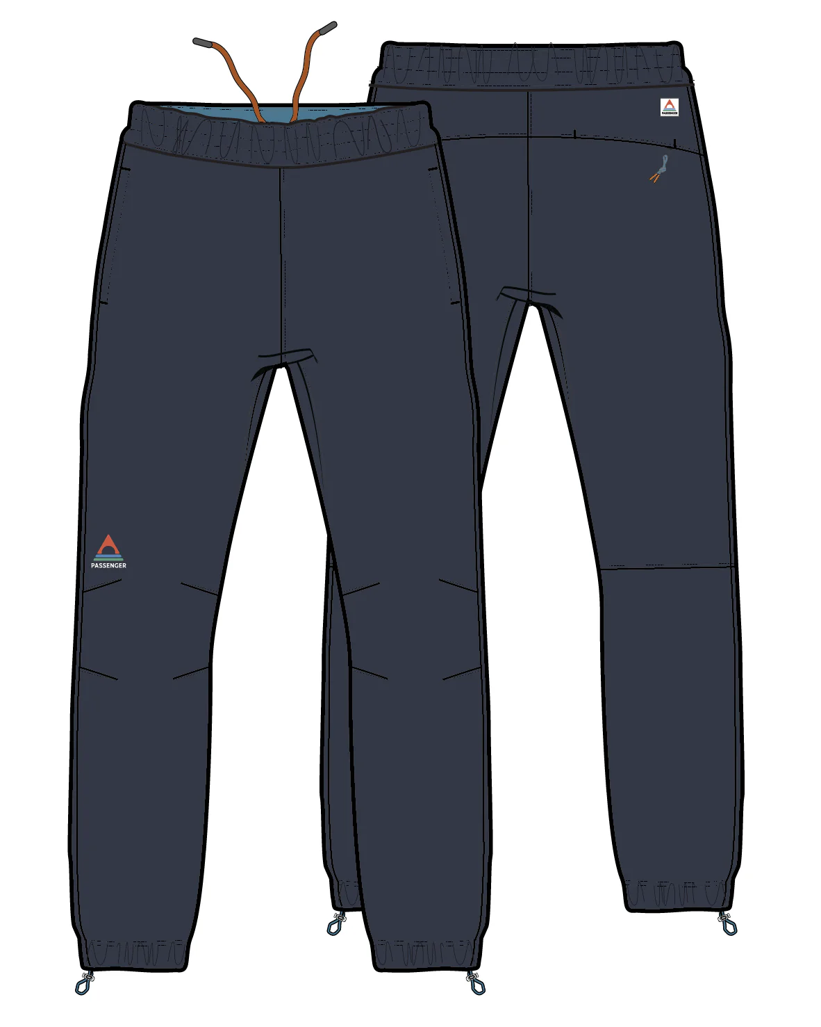Viento Windshell Trouser - Charcoal - Image 14