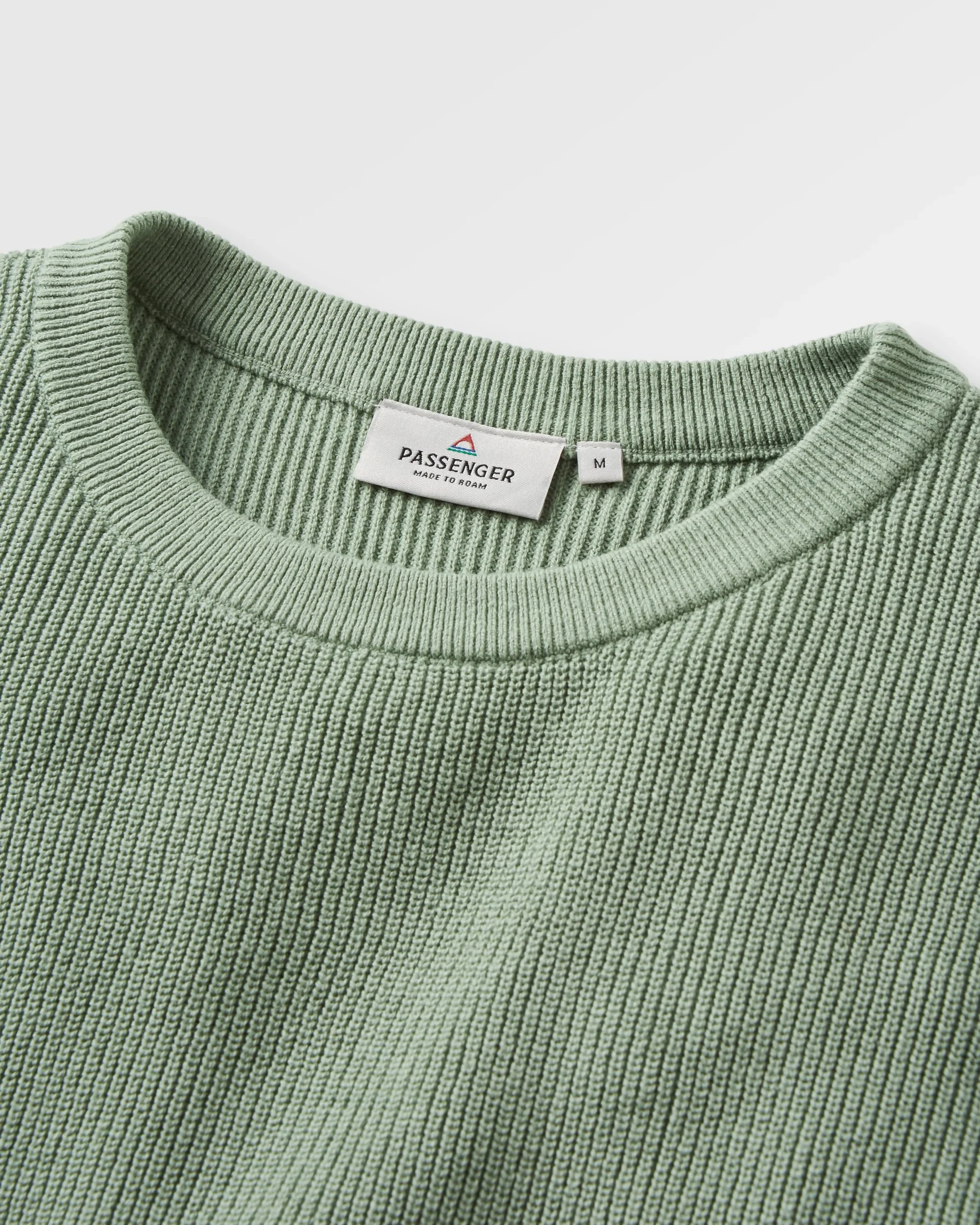 Vintage Organic Knitted Jumper - Pistachio - Image 6