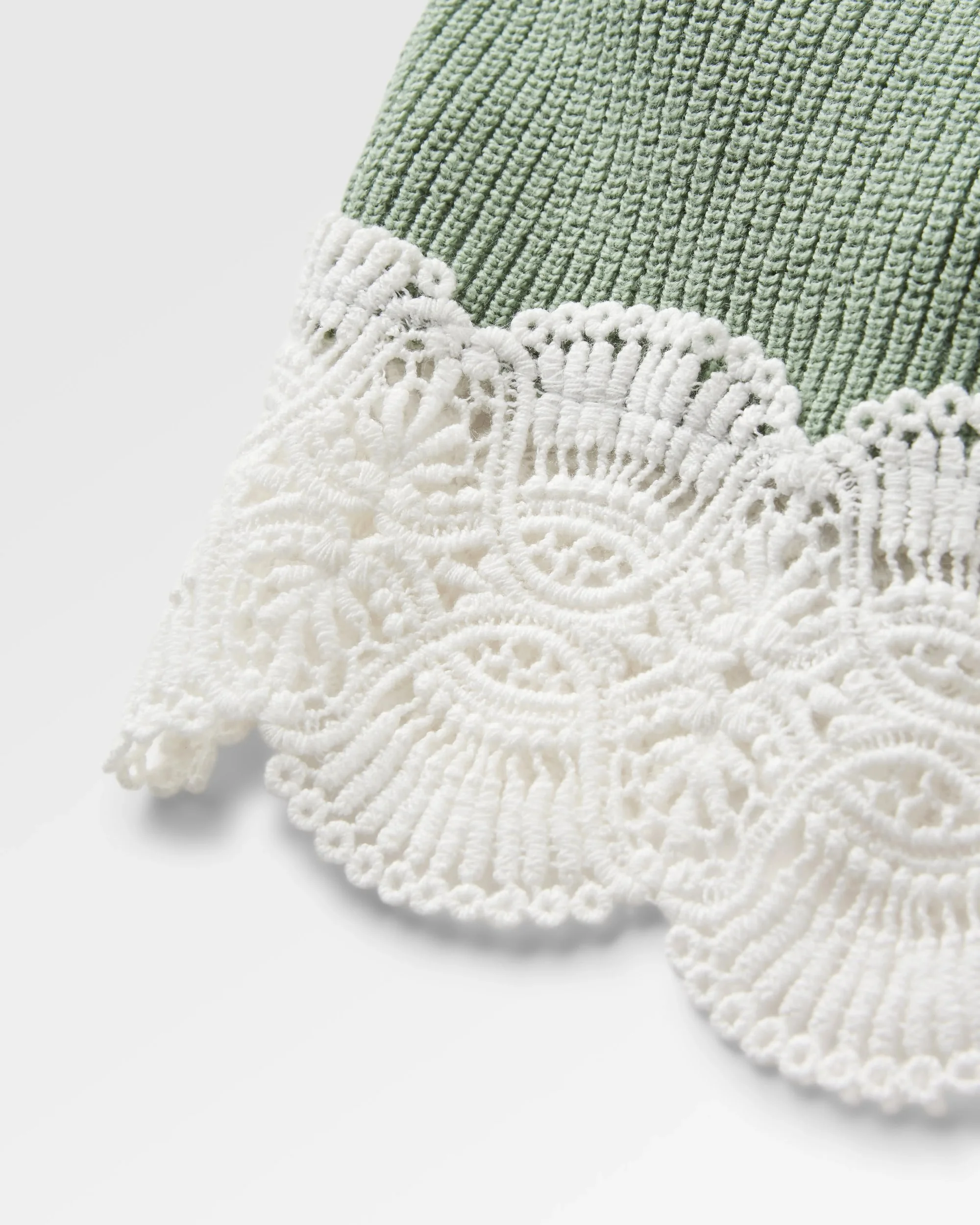 Vintage Organic Knitted Jumper - Pistachio - Image 8