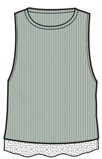 Vintage Organic Knitted Vest - Pistachio - Image 9