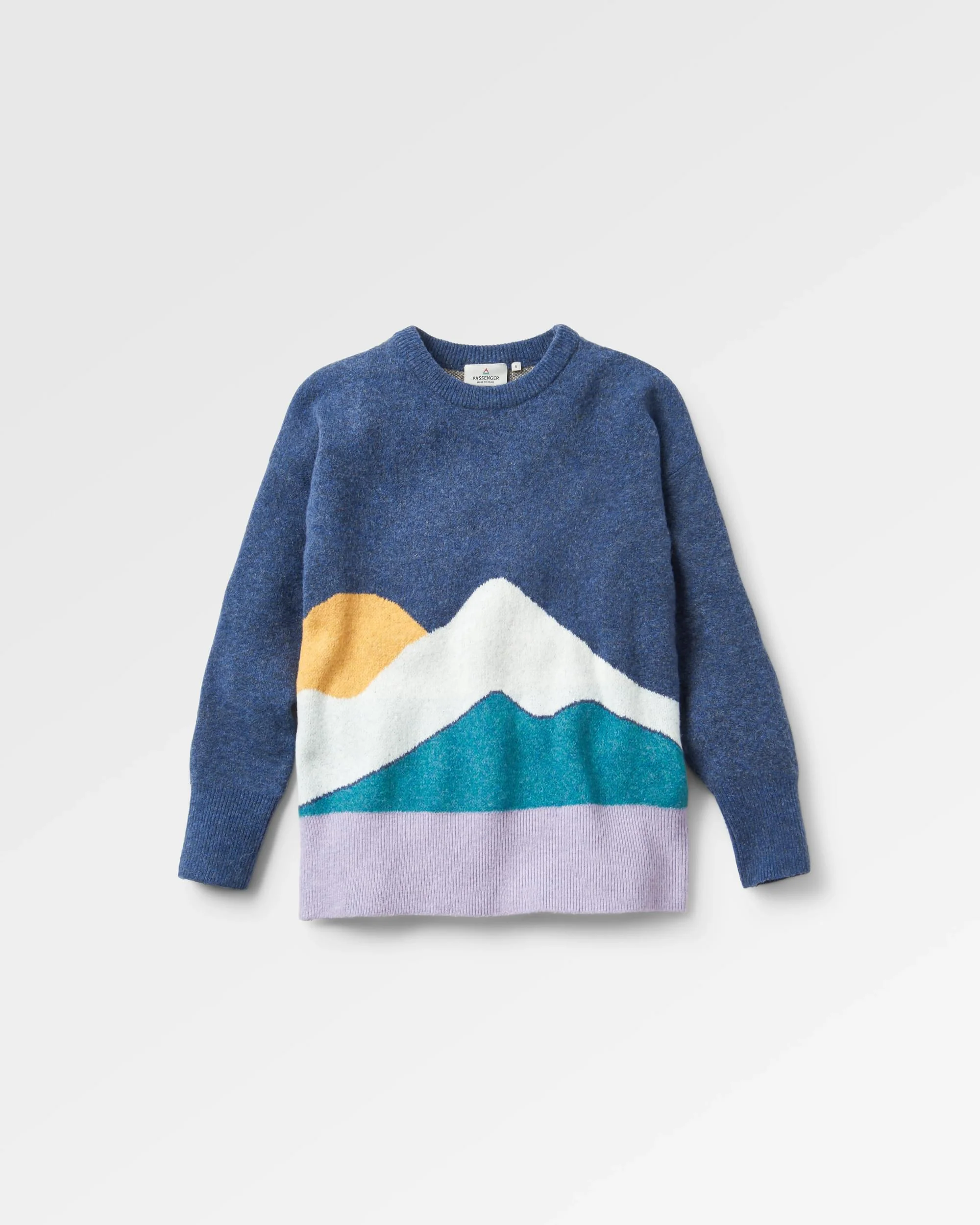 Vista Knitted Jumper - Dark Denim - Image 5