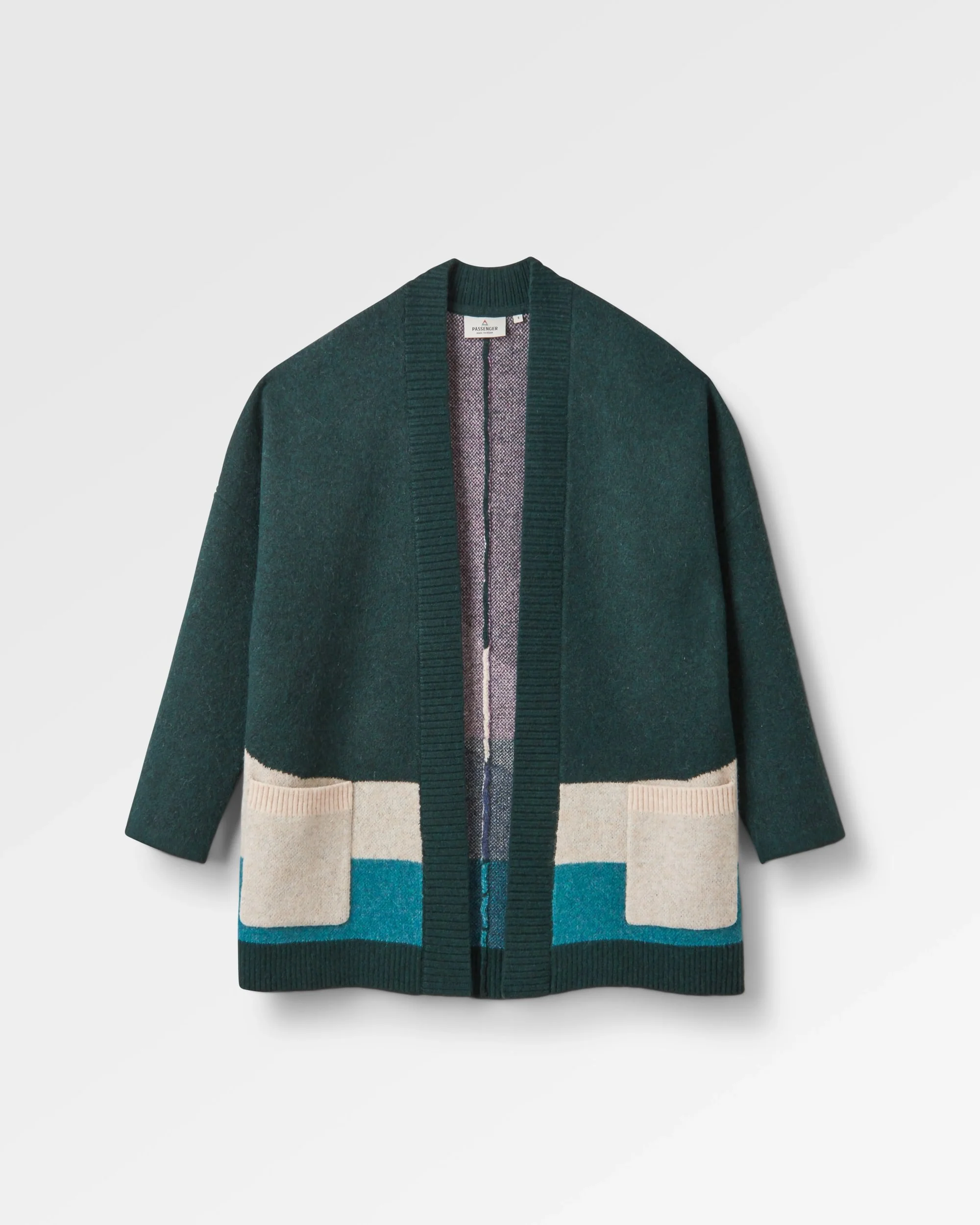 Vista Knitted Cardigan - Rain Forest - Image 4