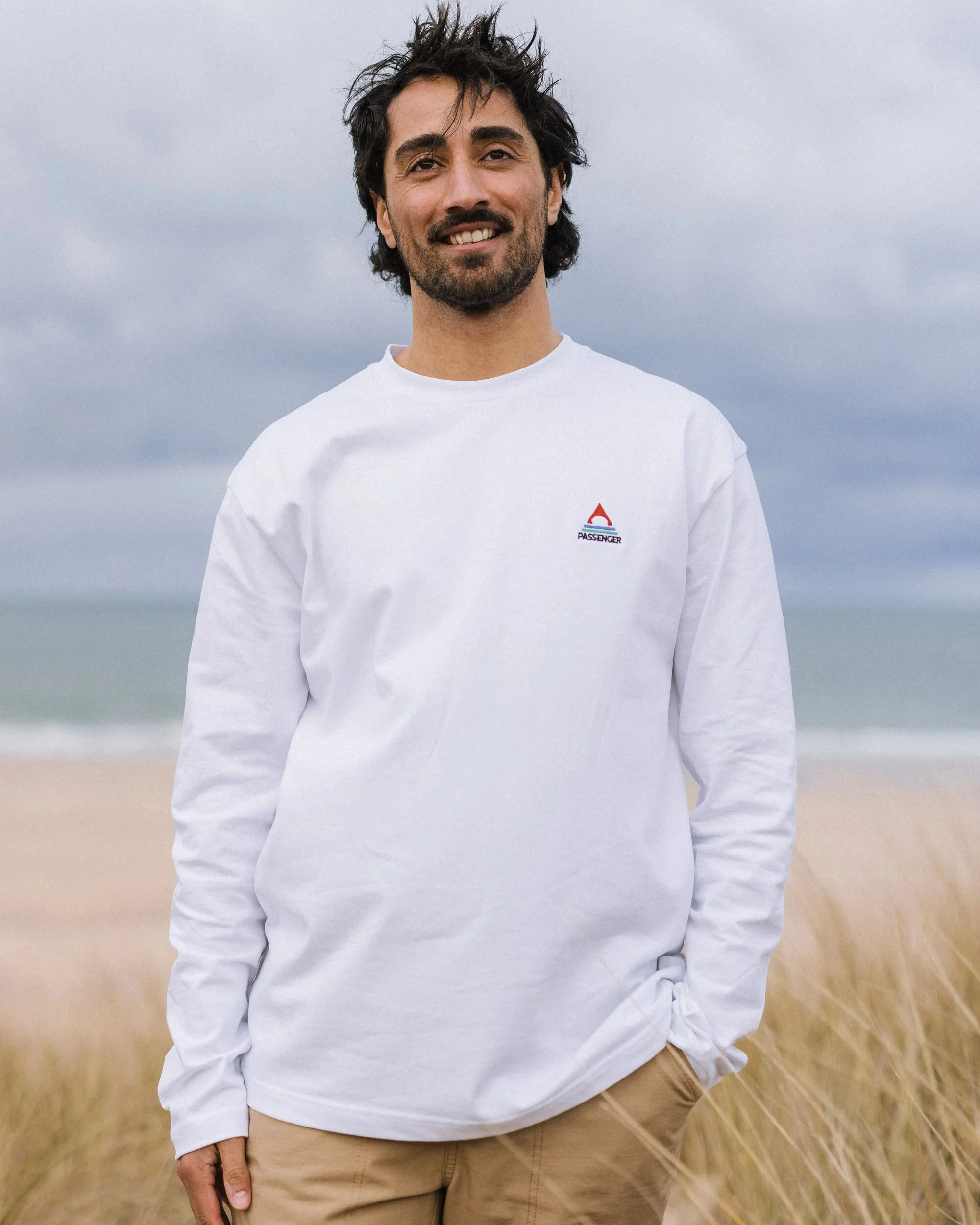 Vita Organic Cotton Relaxed Fit LS T-shirt - White - Image 4