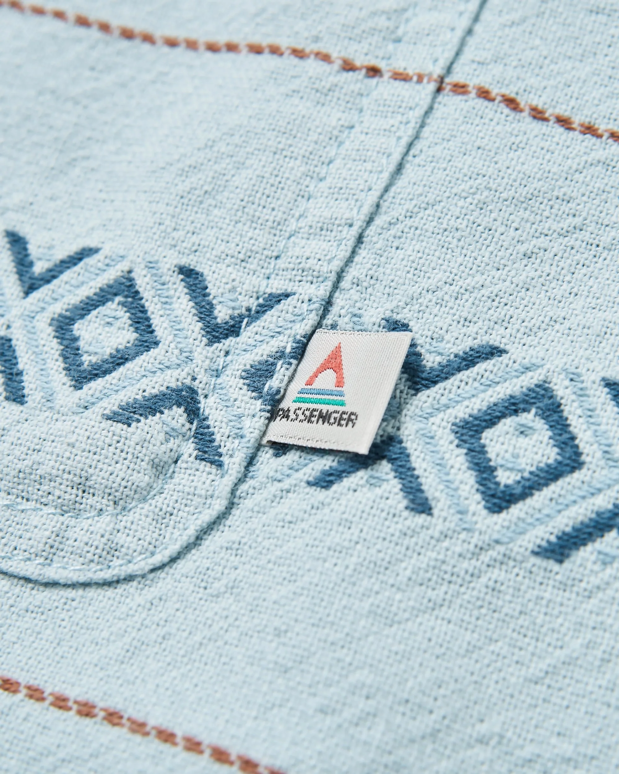 Voyage Jacquard Shirt - Ice Blue Jacquard - Image 4