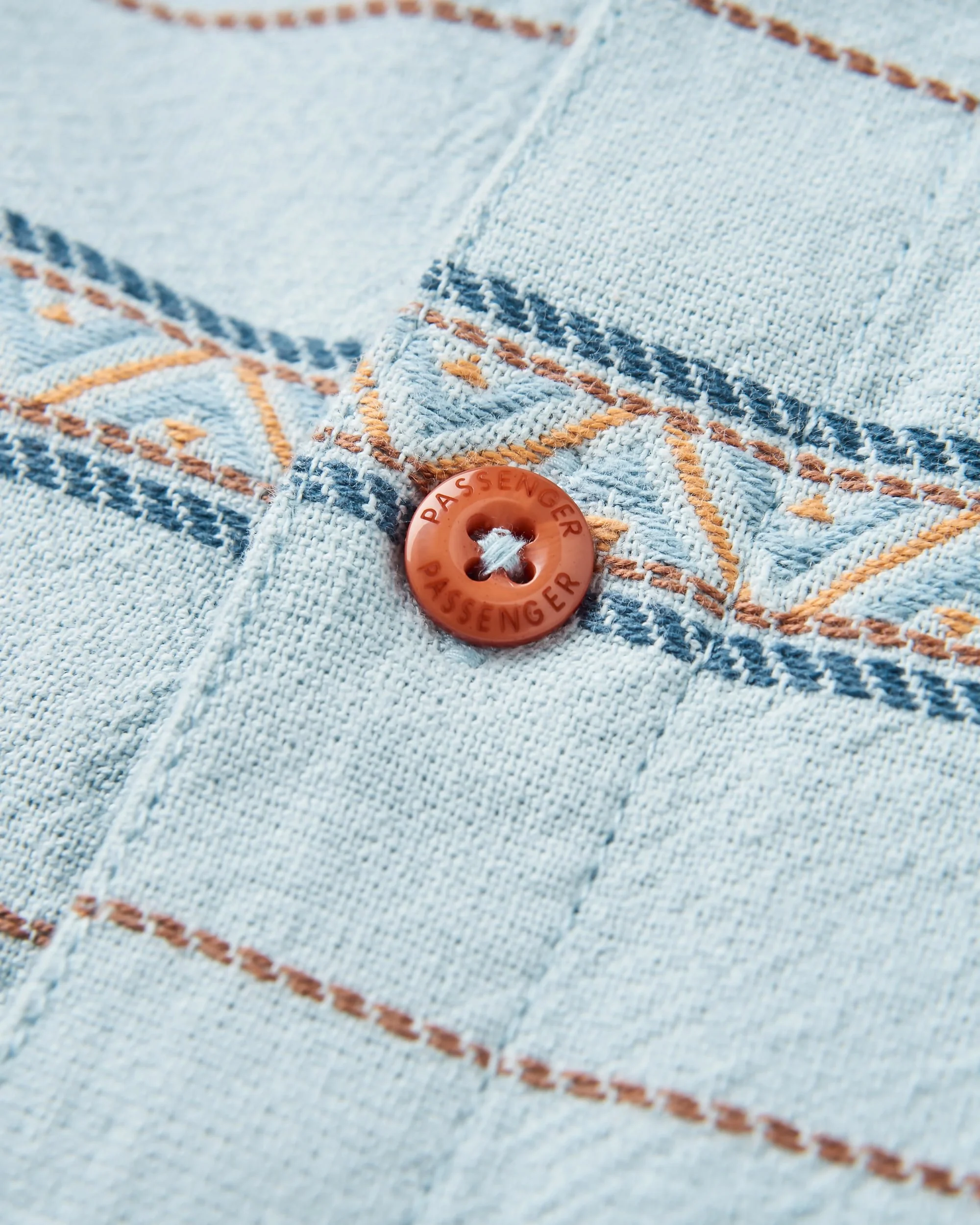 Voyage Jacquard Shirt - Ice Blue Jacquard - Image 5